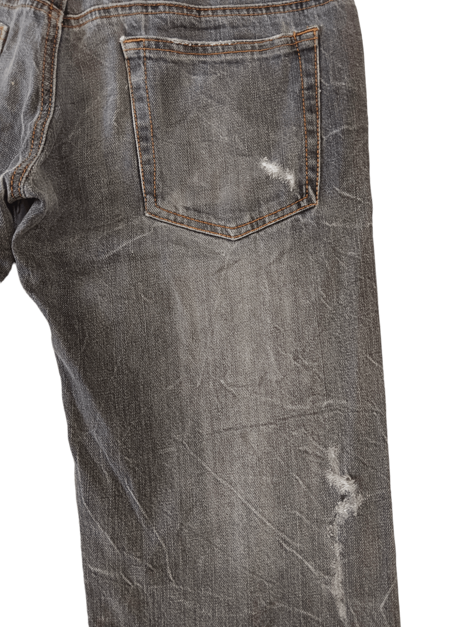 Japanese Brand Nylaus Seditionaries Distressed Double Waist Punk Jeans Size US 29 - 7 Thumbnail