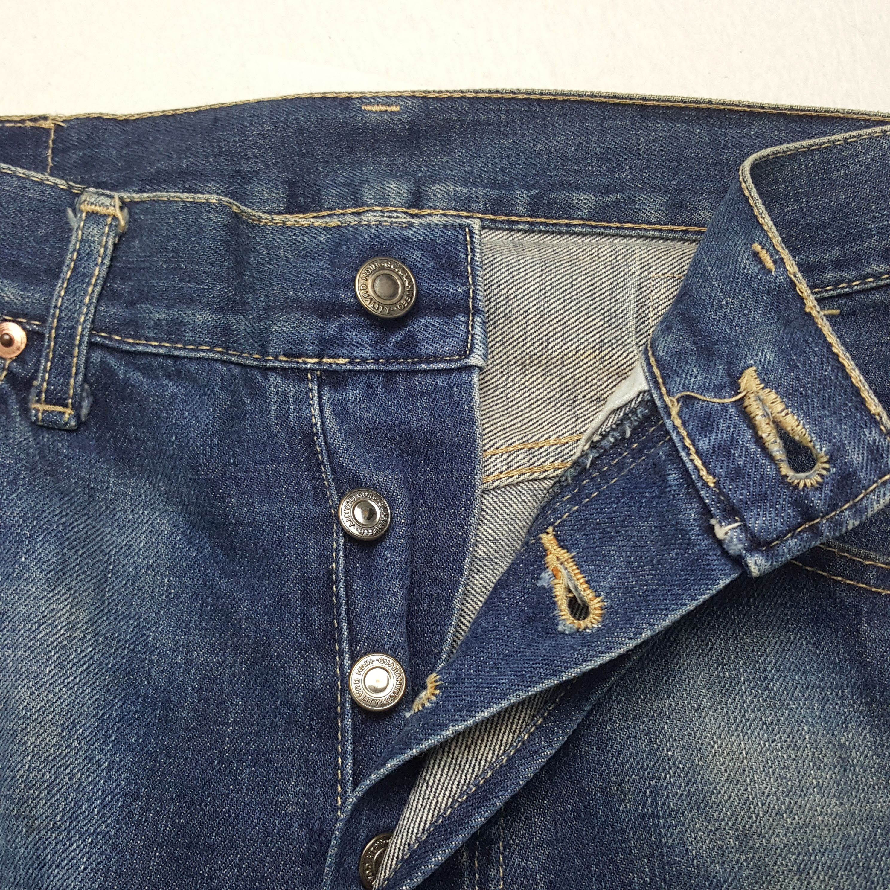 Evisu × Japanese Brand × Vintage Vintage Evisu Japanese Brand Daicock Custom Art Denim Jeans Size US 30 / EU 46 - 7 Thumbnail