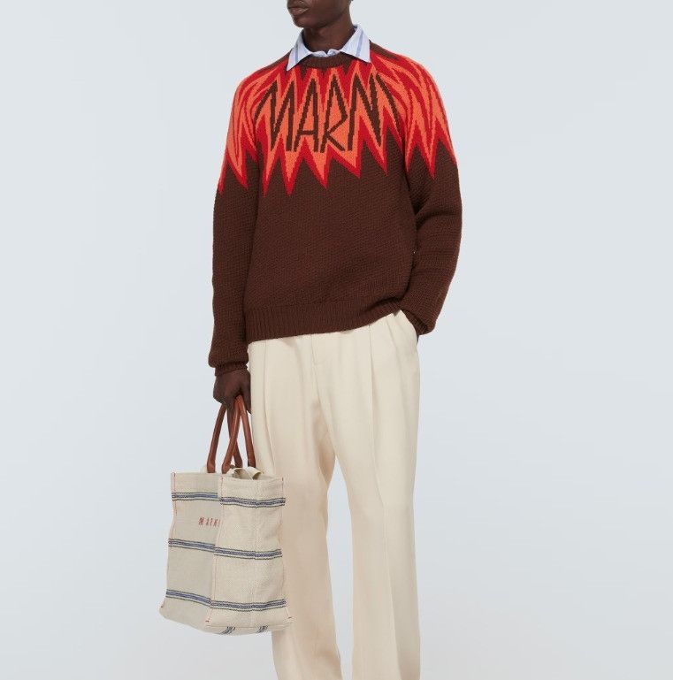 Marni o1f1d3z0725 Wool Knitwear in Multicolor Size US S / EU 44-46 / 1 - 4 Thumbnail