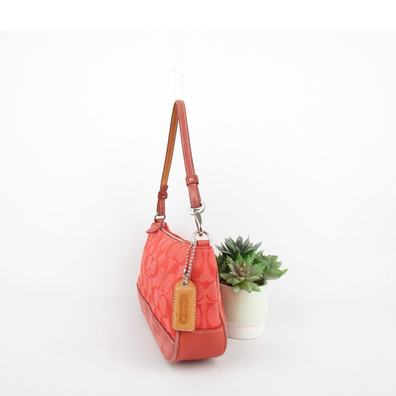 Coach Coach Y2K Vintage Signature Red Demi Bag Size ONE SIZE - 3 Thumbnail