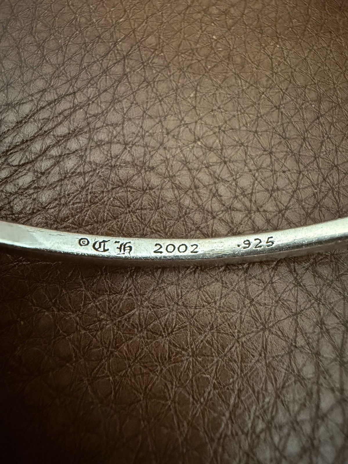 Chrome Hearts Chrome Hearts NTFL Silver Bangle Bracelet Size ONE SIZE - 4 Thumbnail