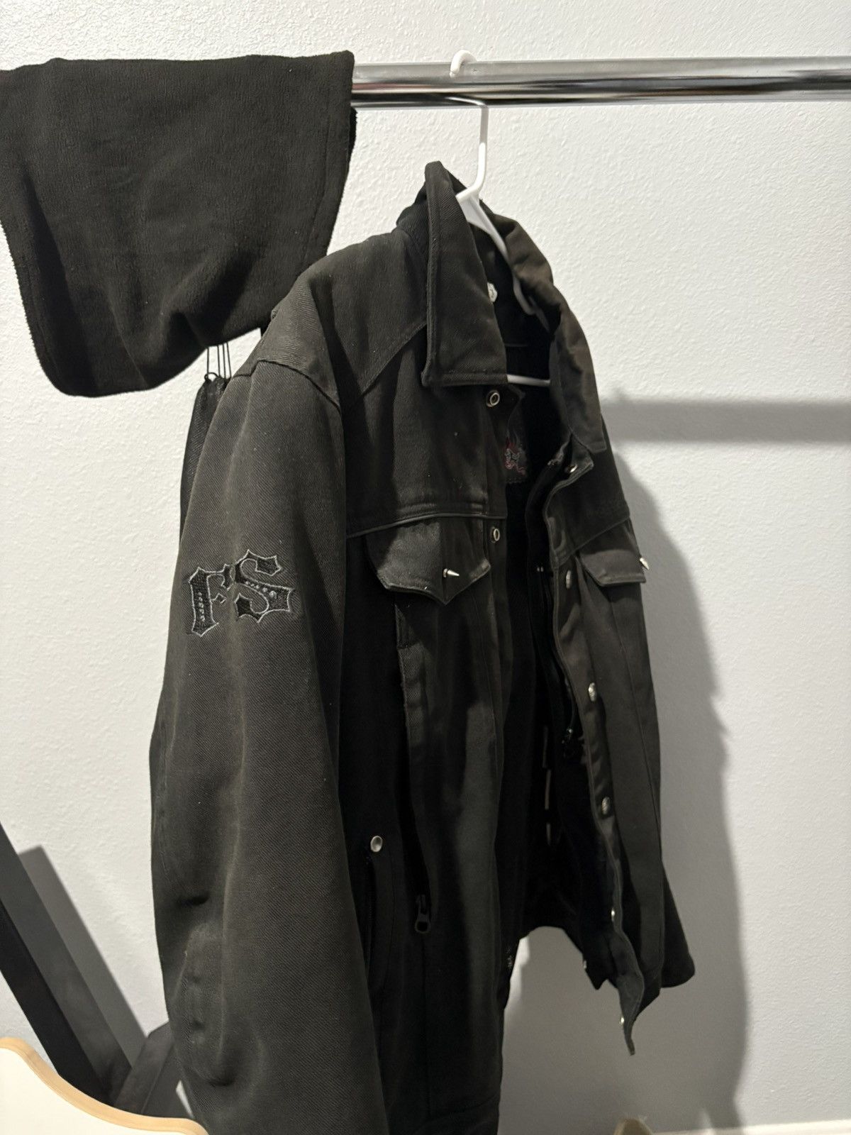 Vintage Black Rockstar Leather Jacket Size US M / EU 48-50 / 2 - 3 Thumbnail