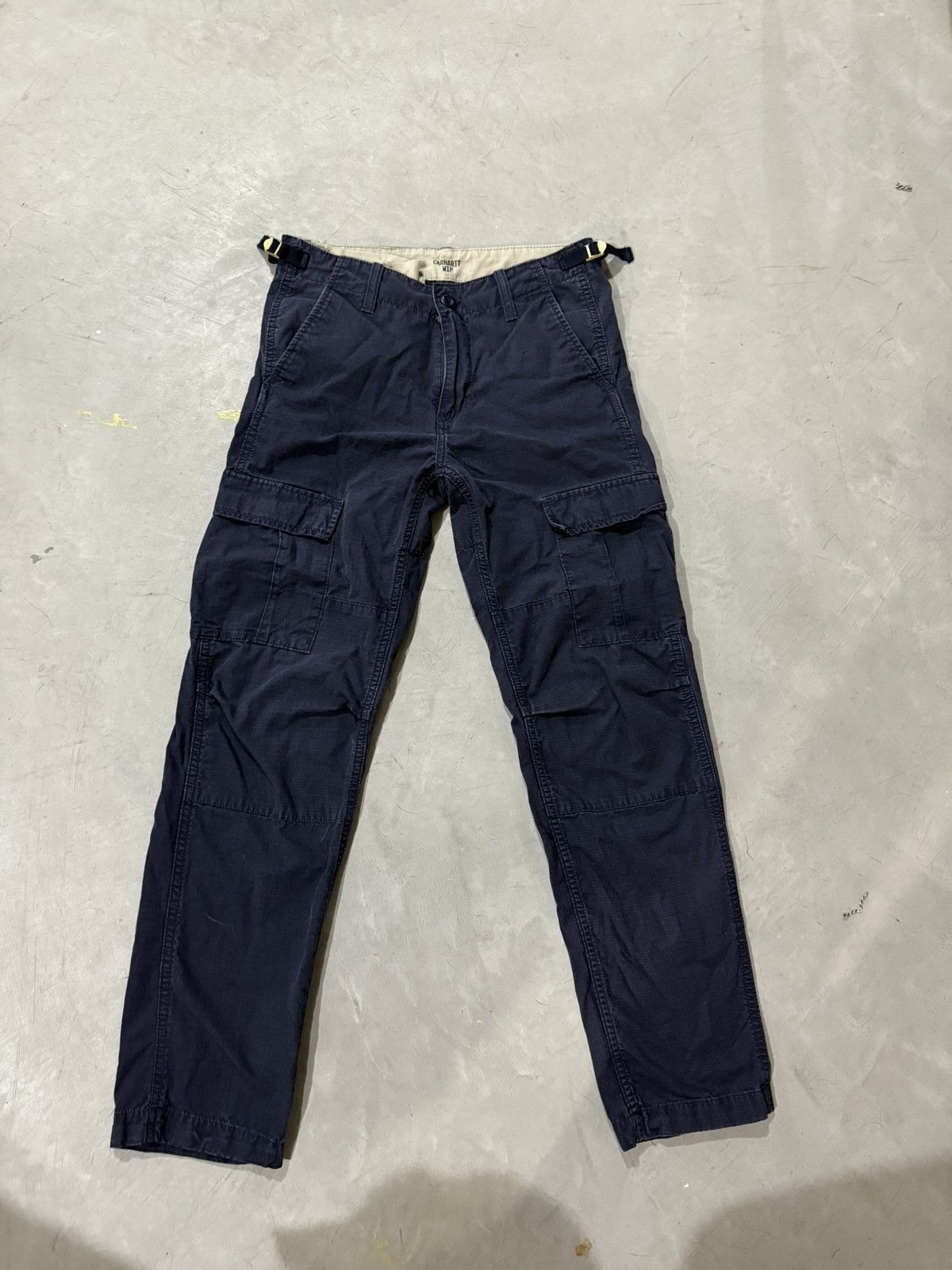 Carhartt Wip Navy Carharrt wip aviation cargo pants 28/30 Size US 28 / EU 44 - 1 Thumbnail