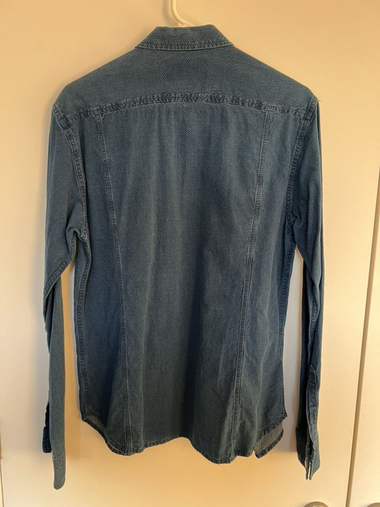Corridor Blue Mini-Dot Long Sleeve Button Up Size US S / EU 44-46 / 1 - 2 Thumbnail