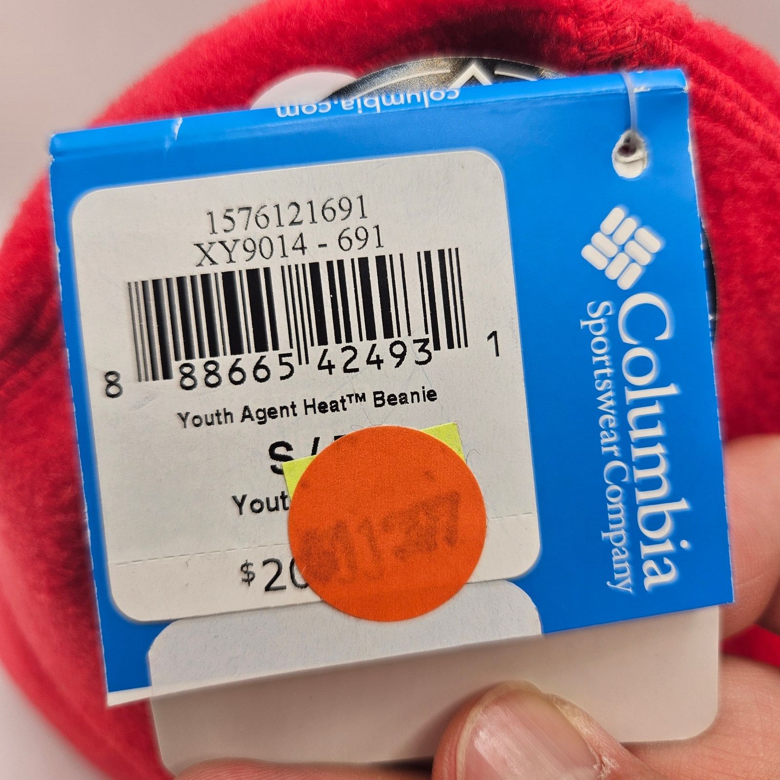 Columbia COLUMBIA YOUTH SMALL AGENT HEAT BEANIE RED OMNI HEAT THERMAL Size ONE SIZE - 4 Thumbnail