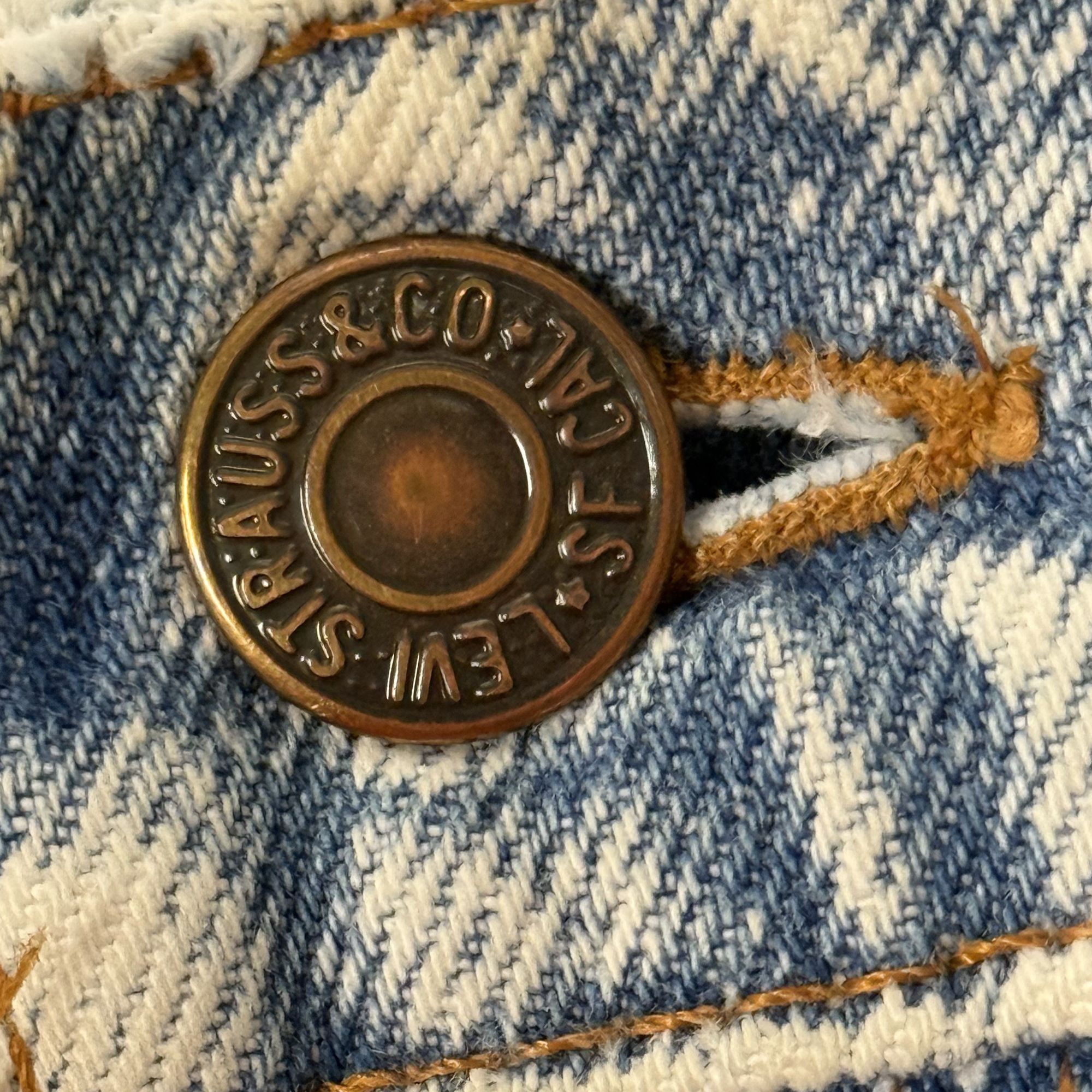 Levi's Vtg Levis ACID WASH Blue Jeans STREETWEAR Pants Size US 33 - 6 Thumbnail