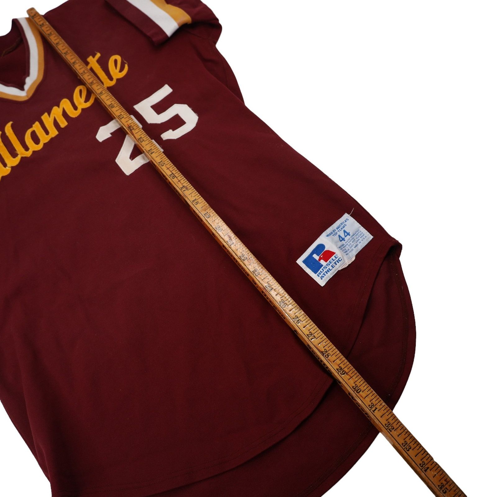 Russell Athletic × Vintage Vintage Russell Athletics Willamette Script All Sewn Jersey Size US L / EU 52-54 / 3 - 9 Thumbnail
