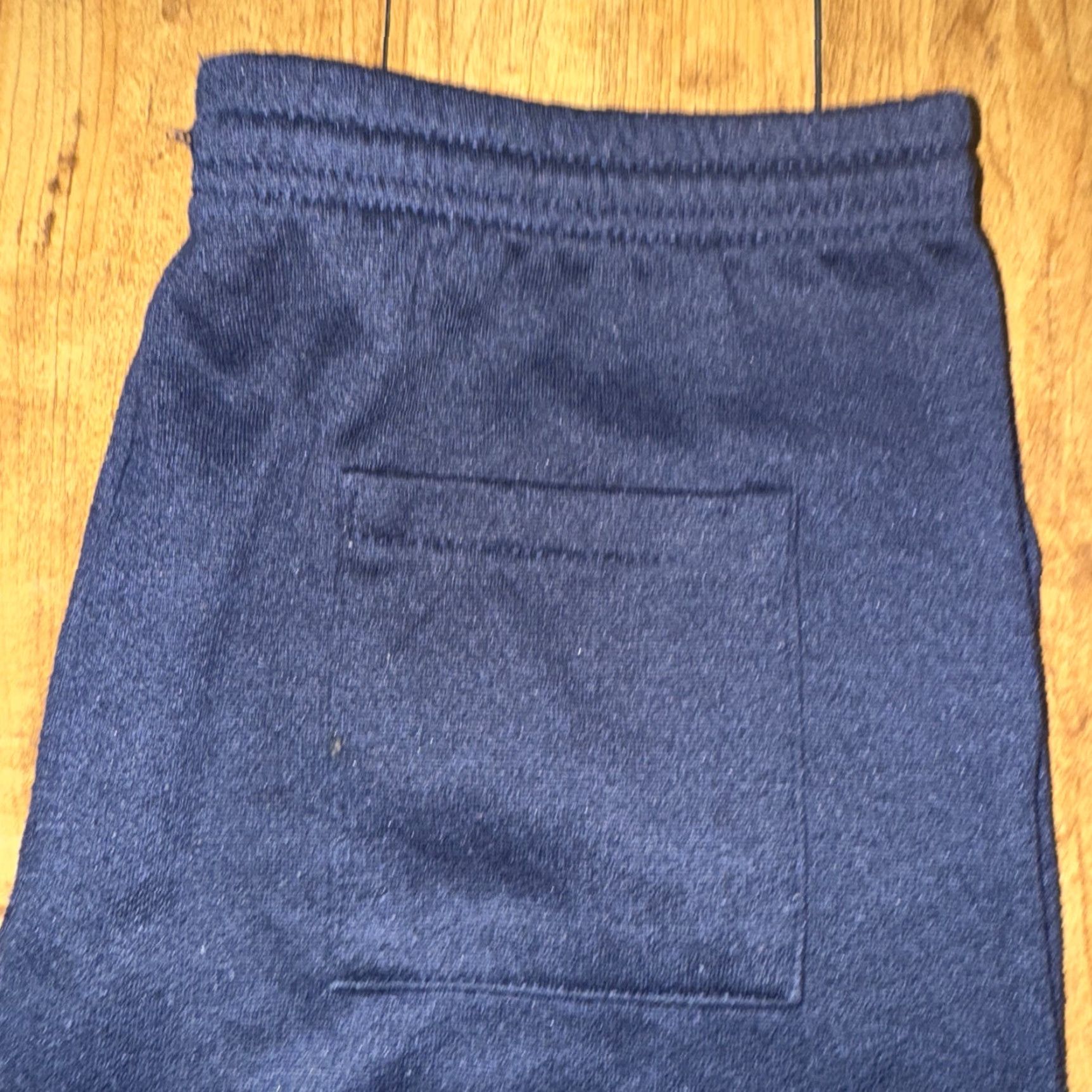 Vintage VINTAGE Unbranded Sweatpants Navy Blue 34x28 Large Front Patch Pocket Utility Carpenter Men Pants Military Workwear Vintage 90s Size US 34 / EU 50 - 3 Thumbnail