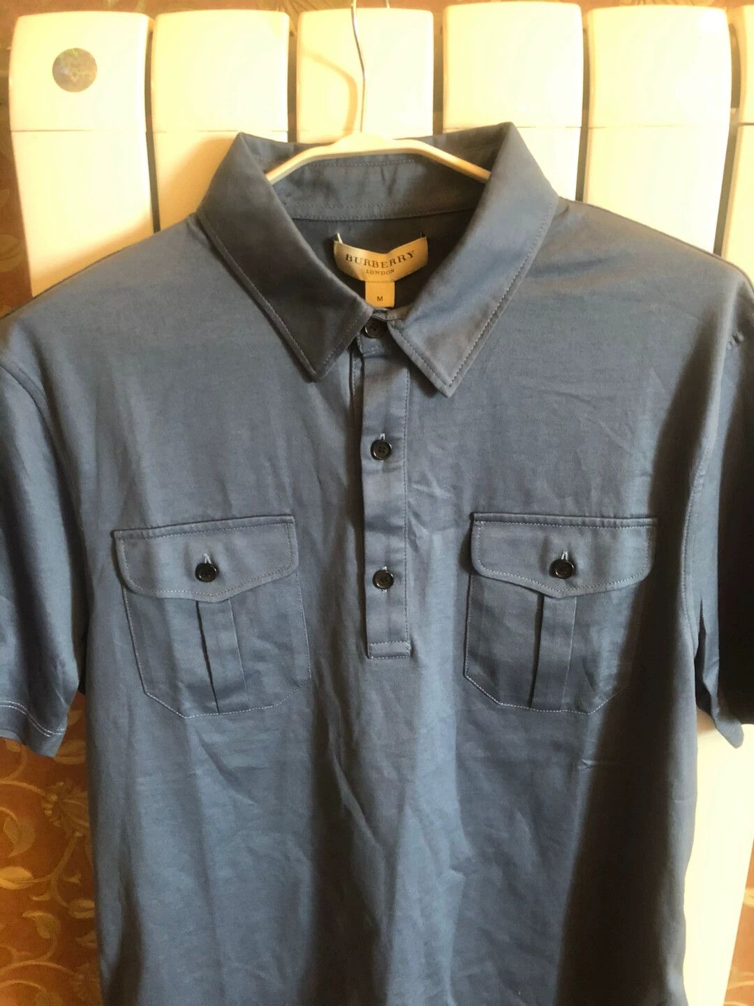 Burberry Burberry London Polo Short Sleeve T-Shirt M NWT Authentic Size US M / EU 48-50 / 2 - 2 Thumbnail
