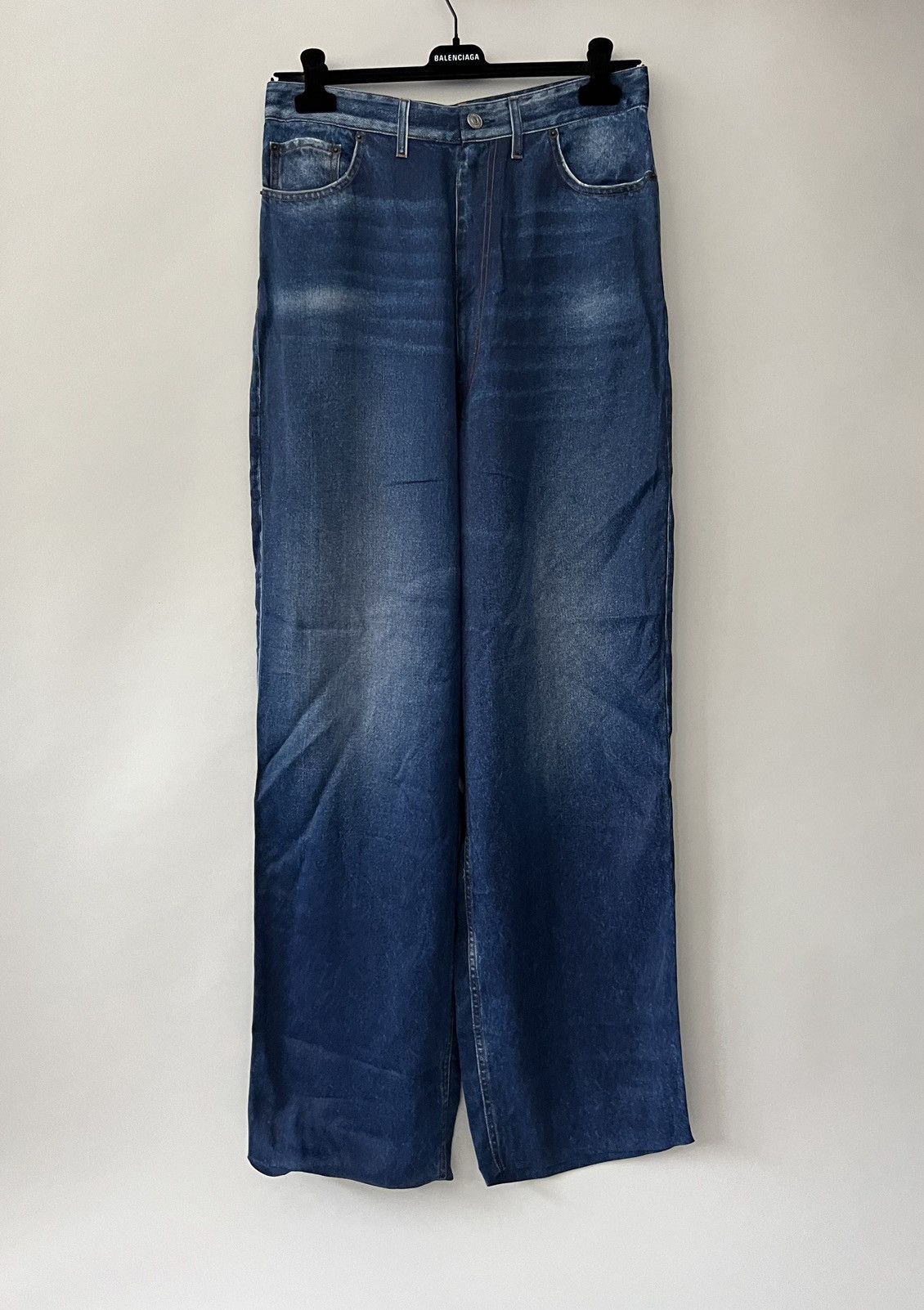 Balenciaga Balenciaga Baggy Trompe L'oeil Jeans Size US 32 / EU 48 - 4 Thumbnail