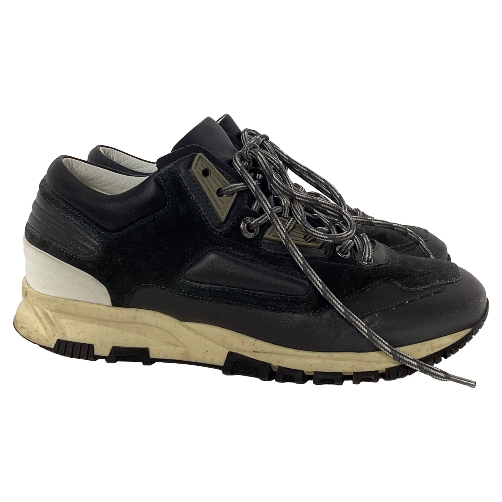 Lanvin Lanvin Runners DS Sneakers in Black Suede and Leather Size US 5.5 / EU 38 - 1 Thumbnail