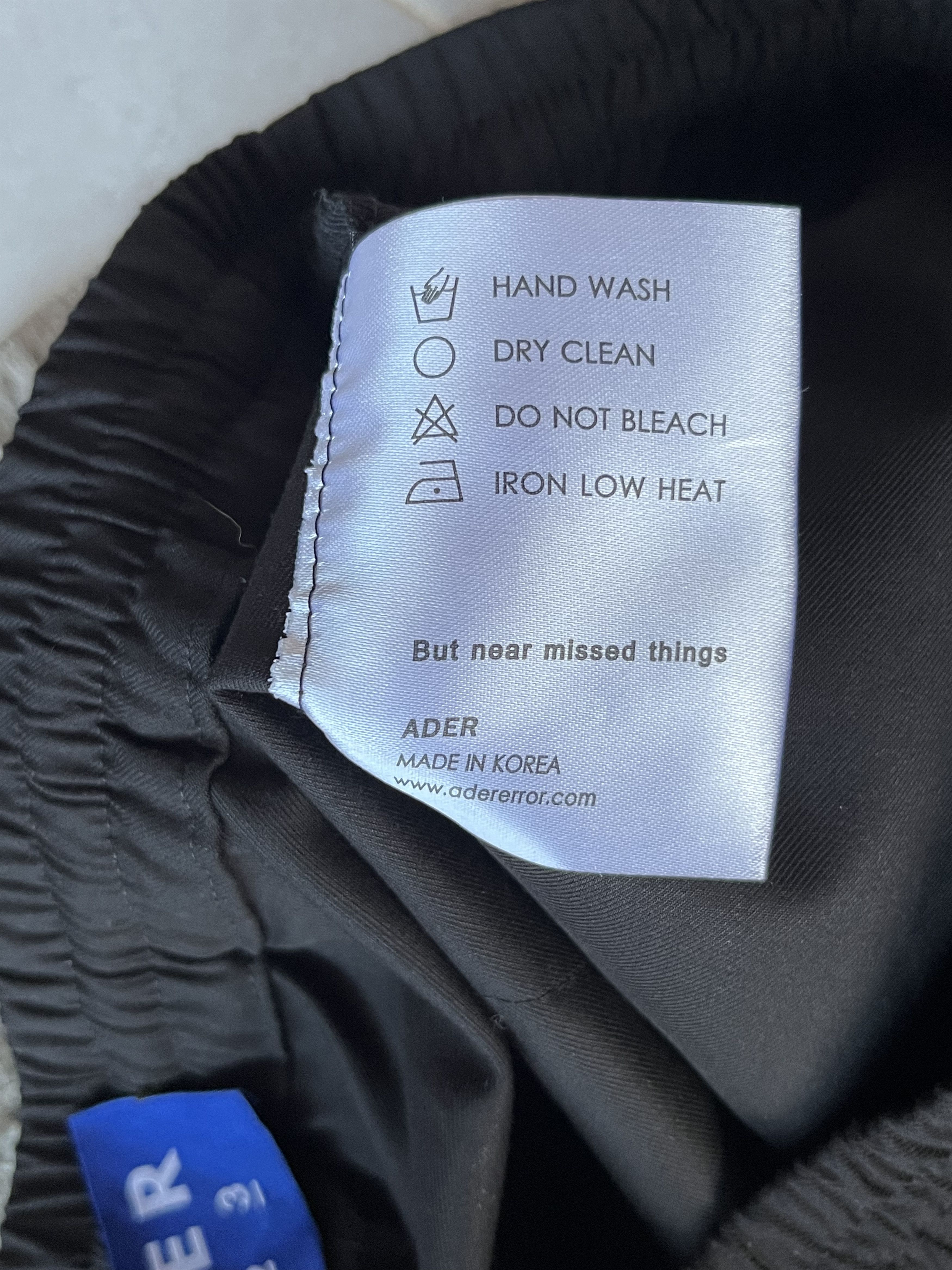 Ader Error Rare Pants ADER ERROR Y2K Style Streetwear - Black Color Size US 30 / EU 46 - 13 Thumbnail