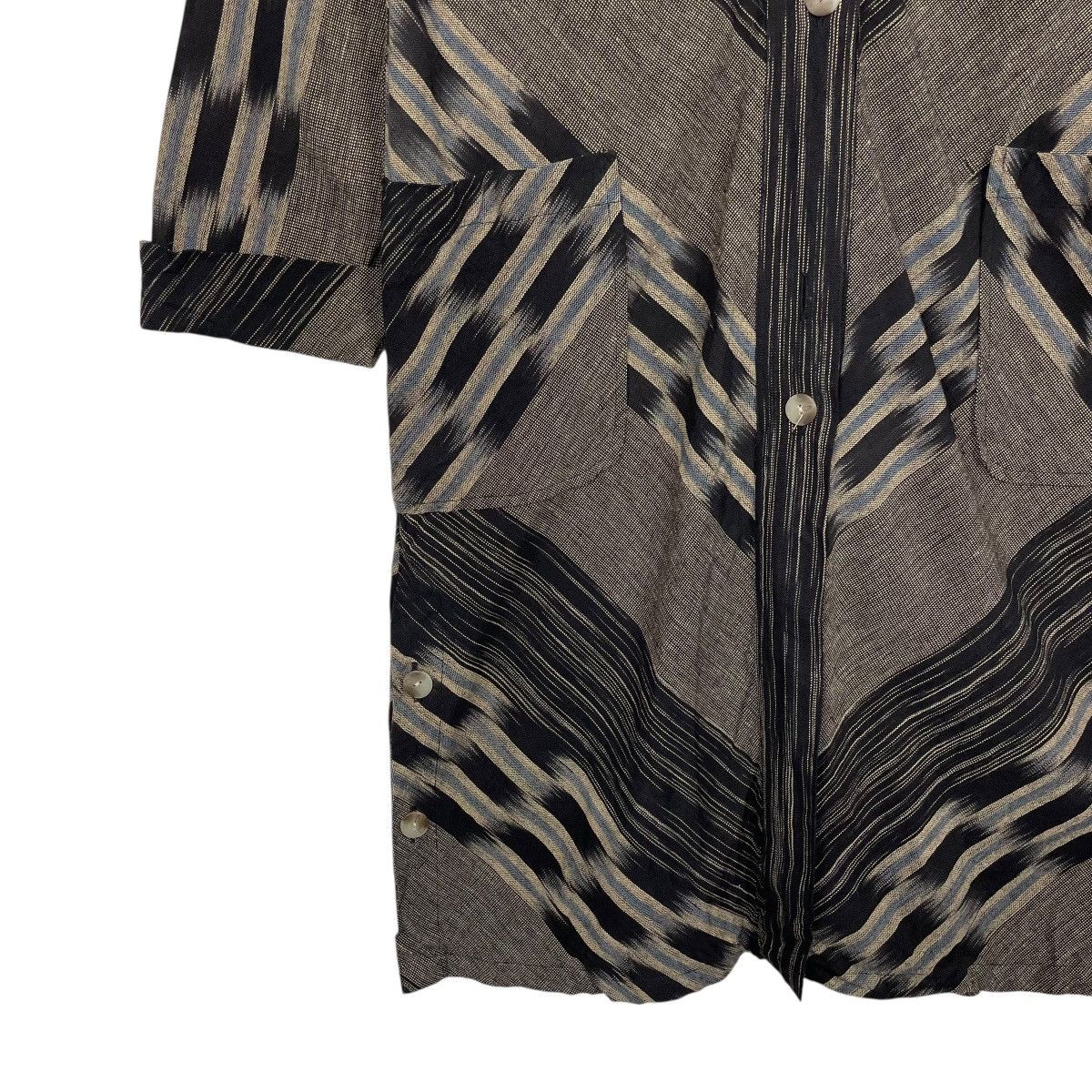 Japanese Brand Japanese Brand Chandni Patterned Long Coat Size M / US 6-8 / IT 42-44 - 4 Thumbnail