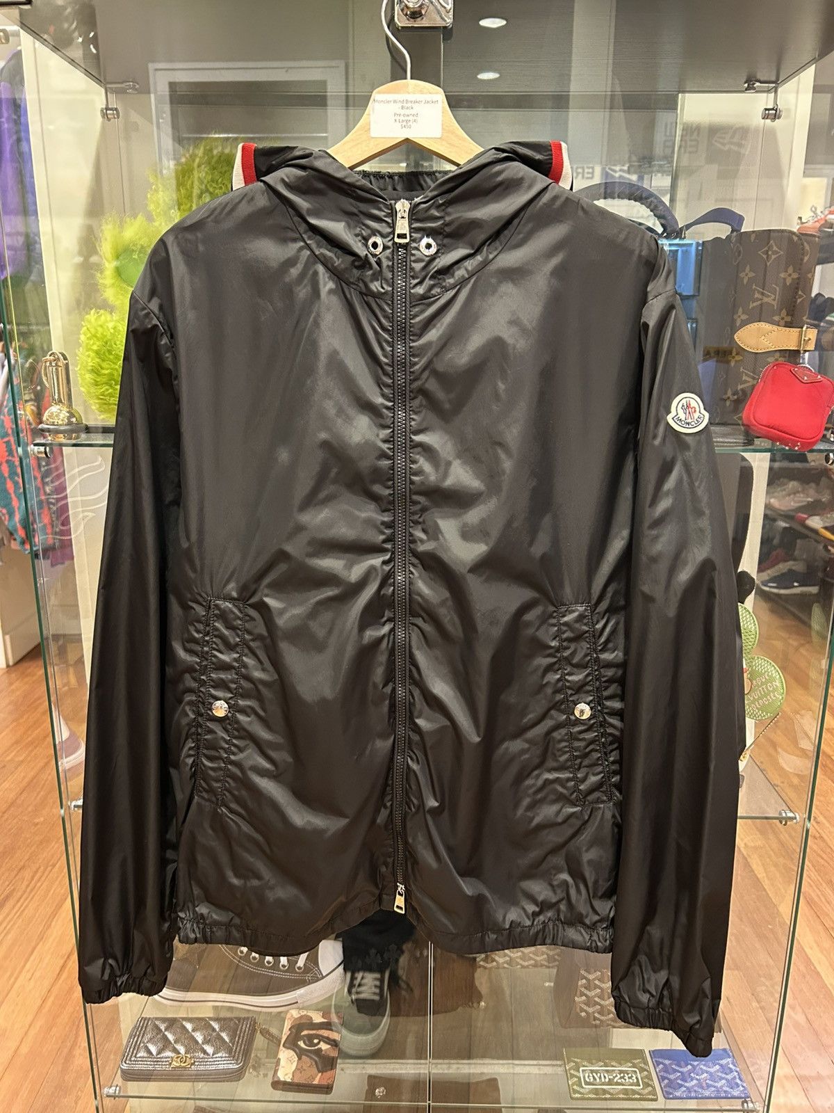 Moncler Moncler Windbreaker Jacket Black Size US XL / EU 56 / 4 - 1 Thumbnail