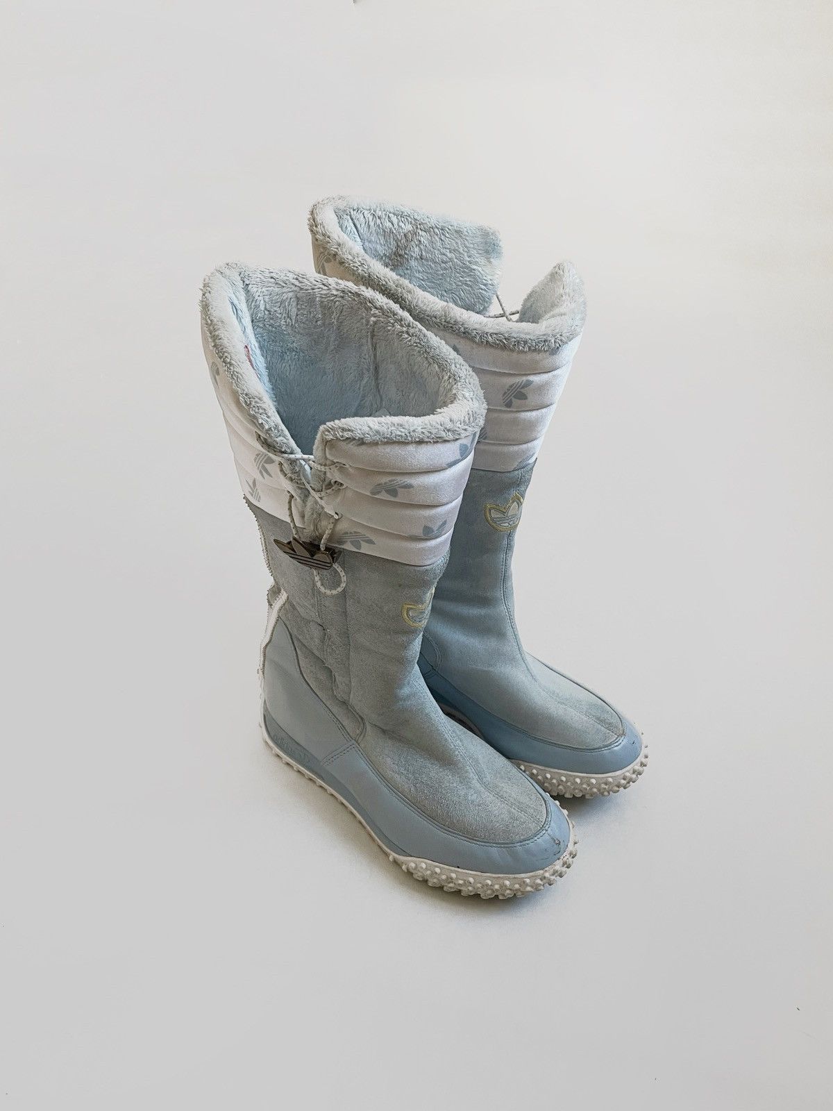 image of Vintage Y2K Adidas Boxing Winter Boots Japanese Style in Blue, Women's (Size 7)