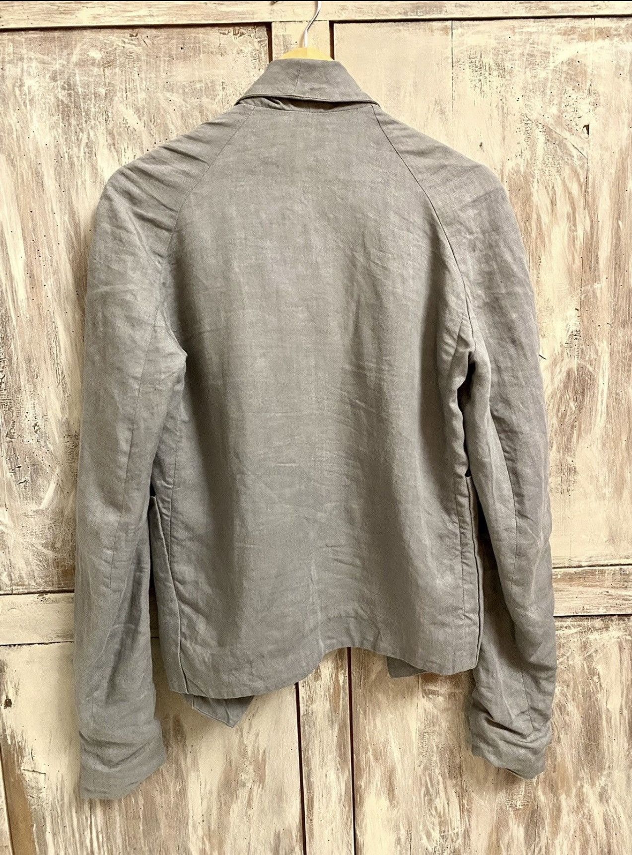 Damir Doma damir doma archive grey linen jacket 44 men Size US XS / EU 42 / 0 - 7 Thumbnail