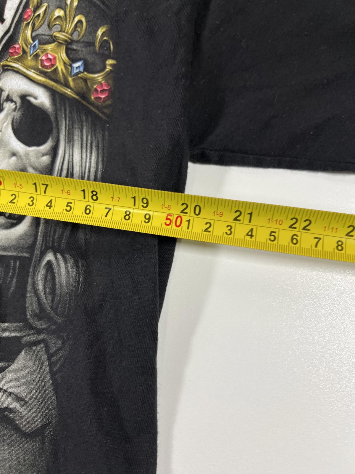 Unknown London Graphic Black T-Shirt with Queen and King Skeleton Design Size US L / EU 52-54 / 3 - 6 Thumbnail