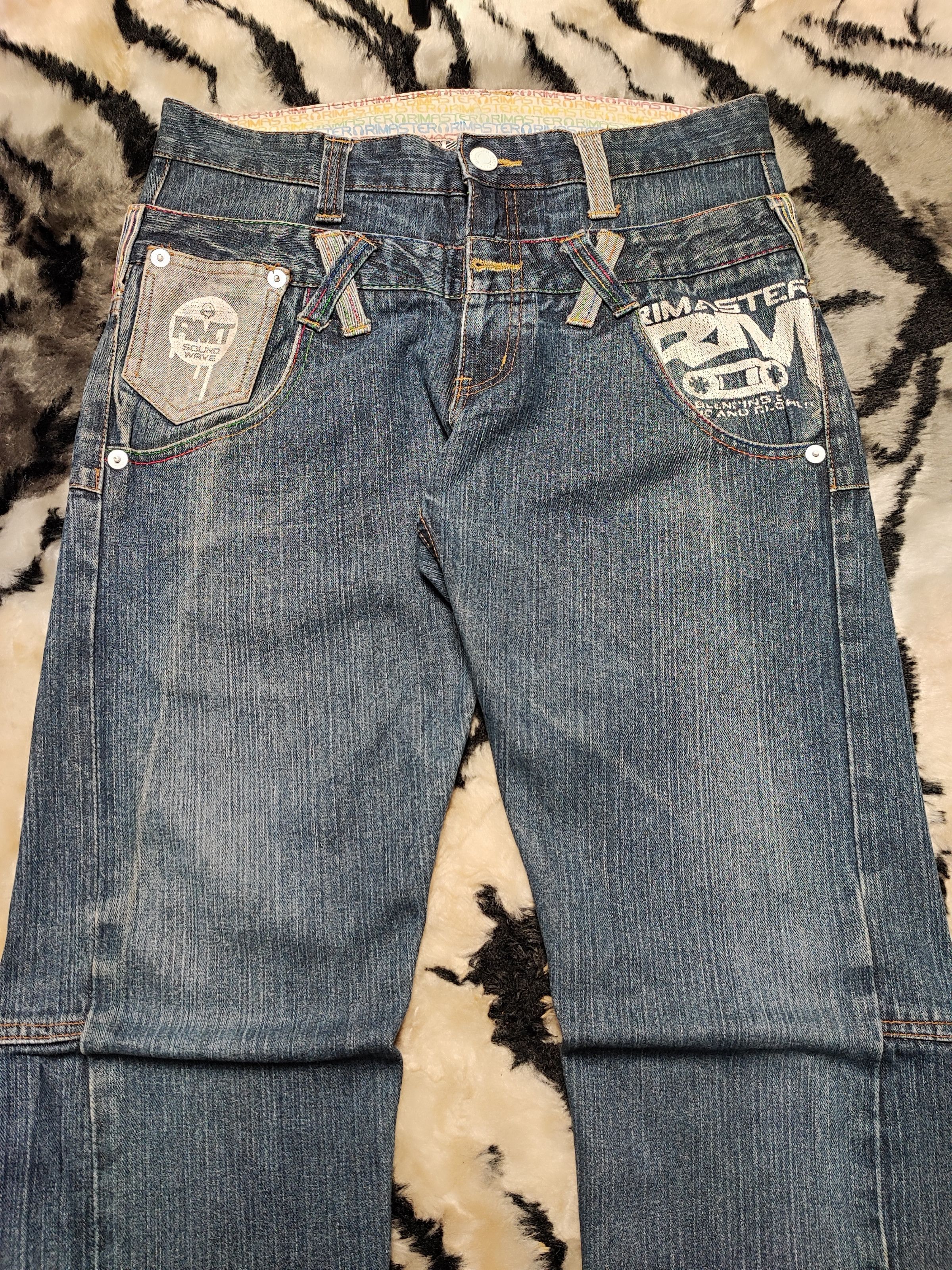 Japanese Brand × Vintage Rimaster Grunge Distressed Denim Jeans Size US 32 / EU 48 - 4 Thumbnail