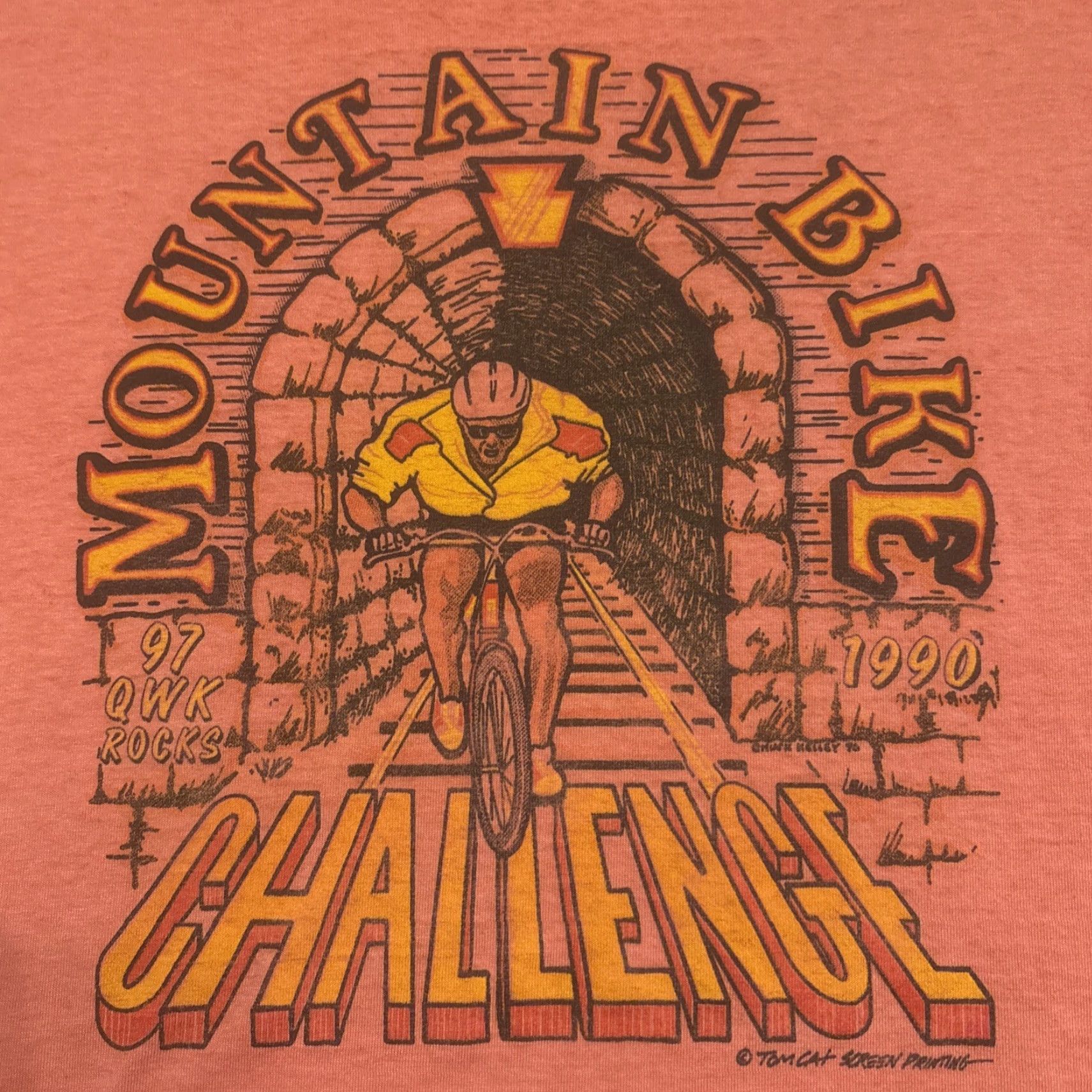 Vintage VINTAGE Mountain Bike Challenge Shirt State College Penn State T Shirt Size L Mens Size US L / EU 52-54 / 3 - 2 Thumbnail