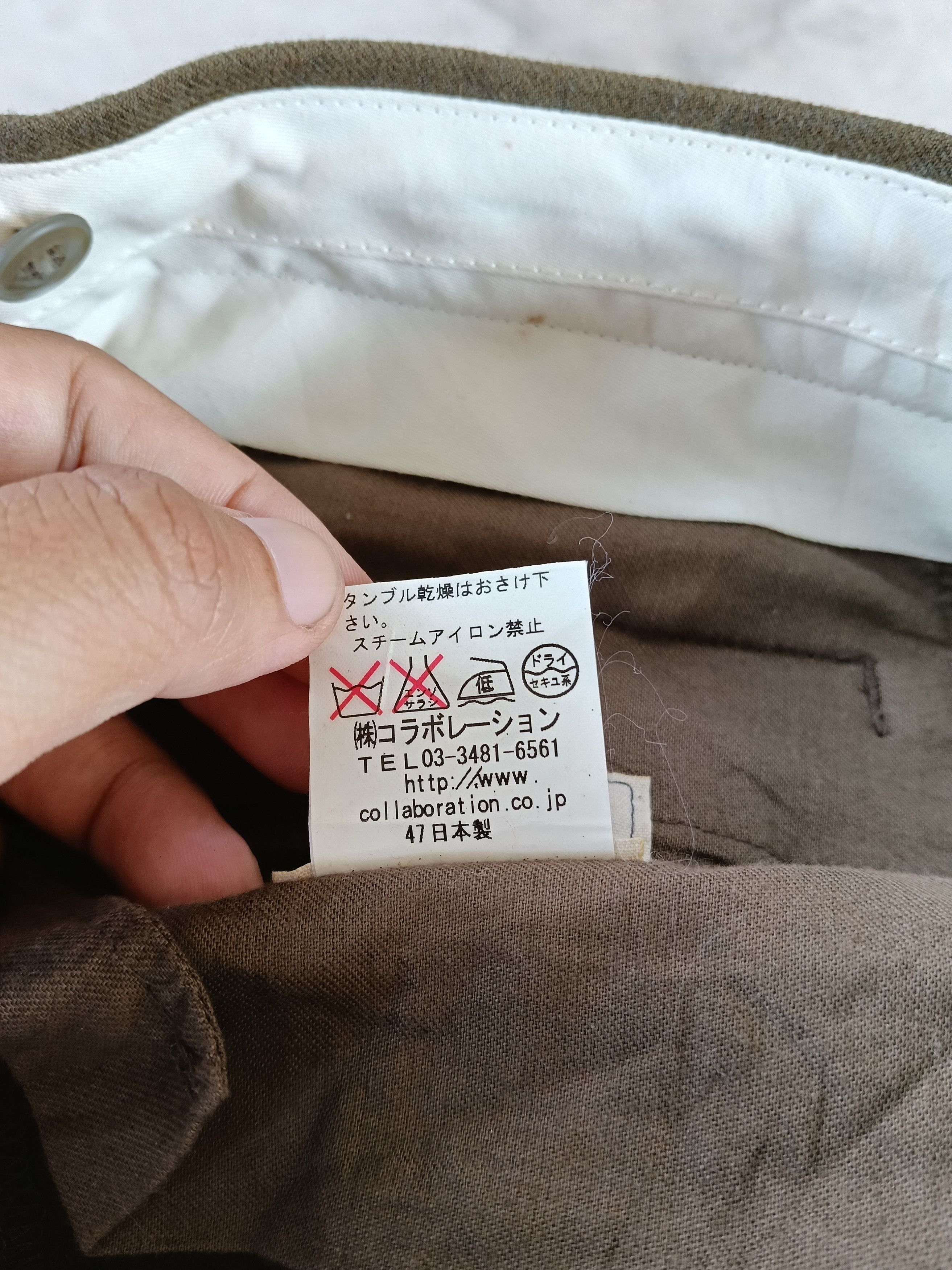 Japanese Brand 💥 Hemwork Unlimited Japanese Wool Pants 💥 Size US 30 / EU 46 - 10 Thumbnail