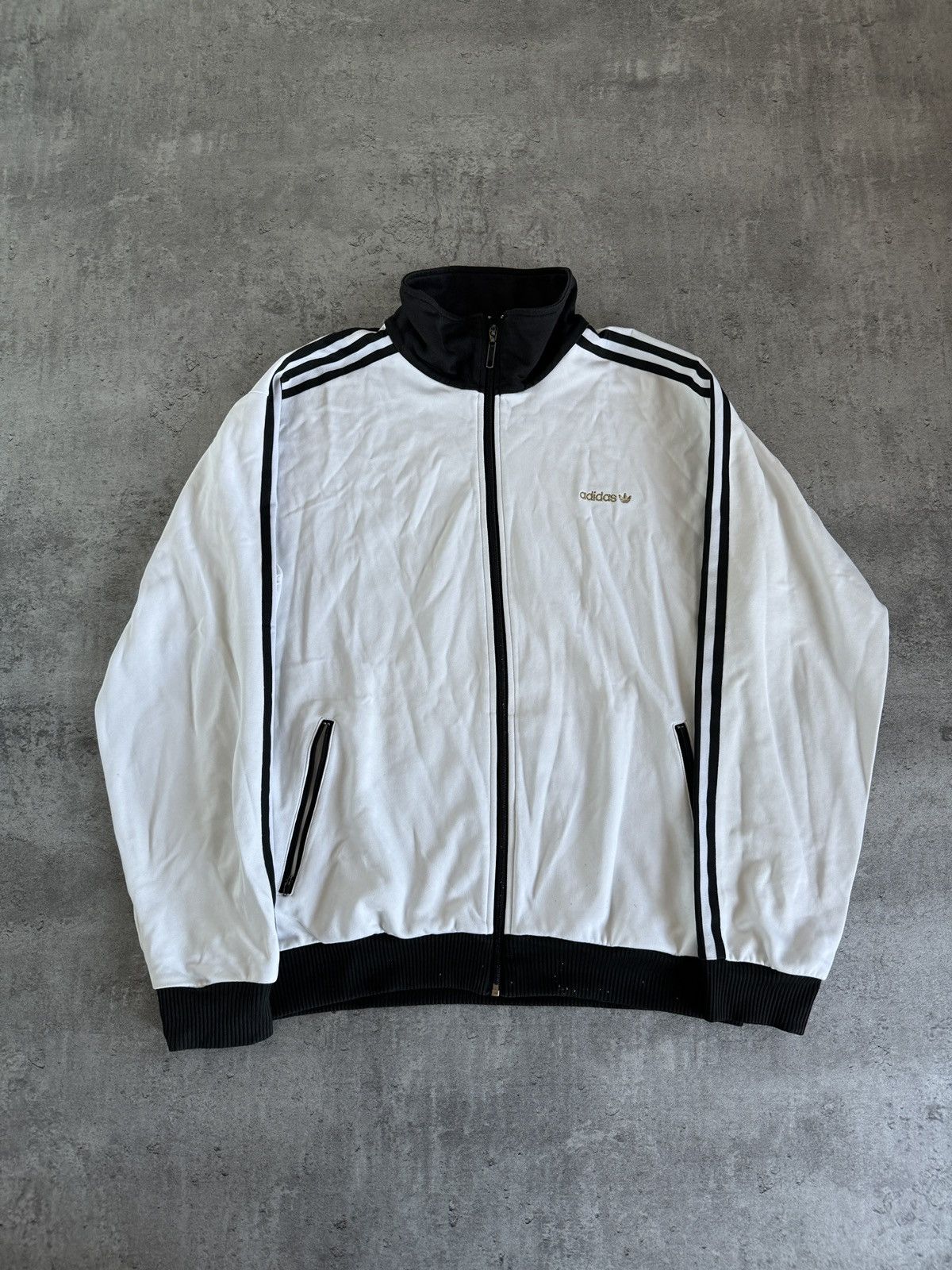 Adidas × Vintage Adidas Vintage 00s zip tracksuit logo 3 stripes rap skate Size US XL / EU 56 / 4 - 1 Thumbnail