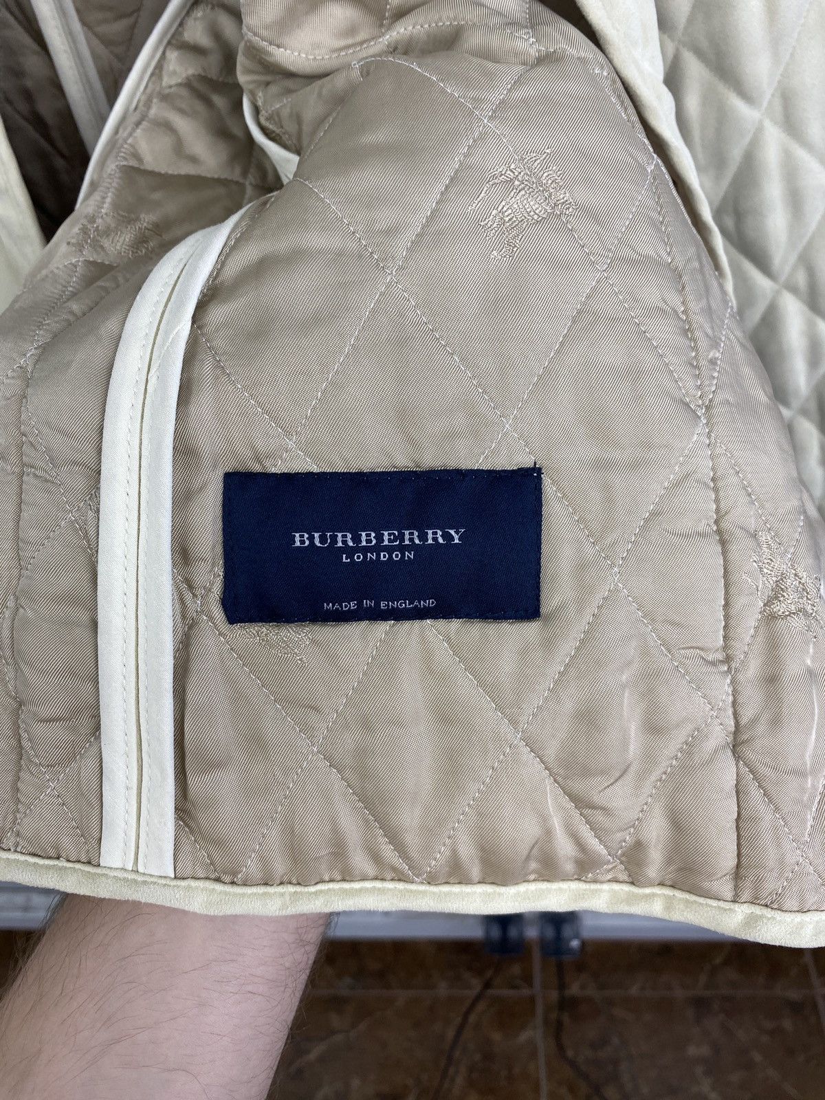 Burberry 🇬🇧 Vintage 90s Burberry London Brit Jacket Rare Retro Hype Size M / US 6-8 / IT 42-44 - 7 Thumbnail