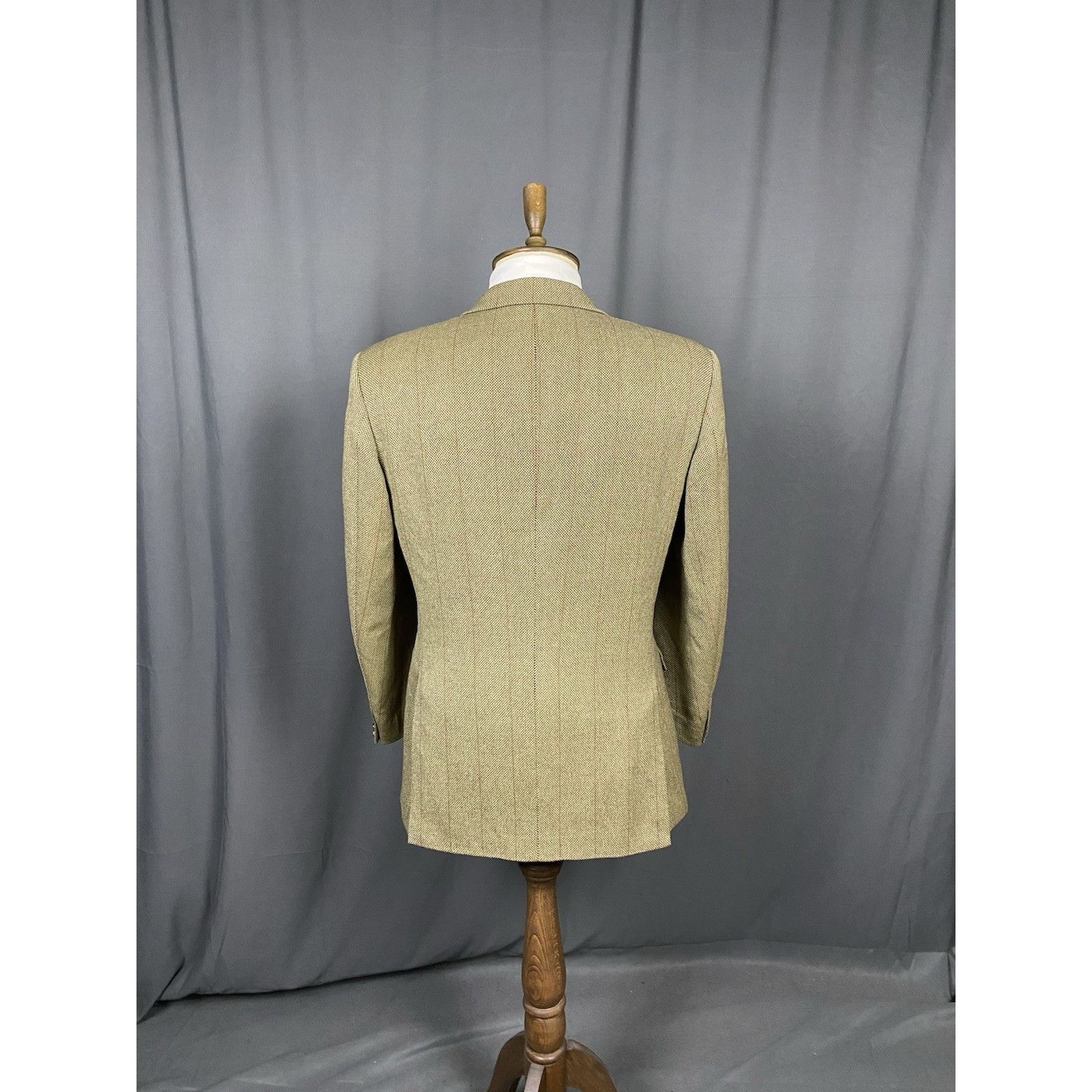 Burberry Burberry Vintage Men's Beige Wool Cashmere Blazer Jacket Siz Size 40R - 7 Thumbnail