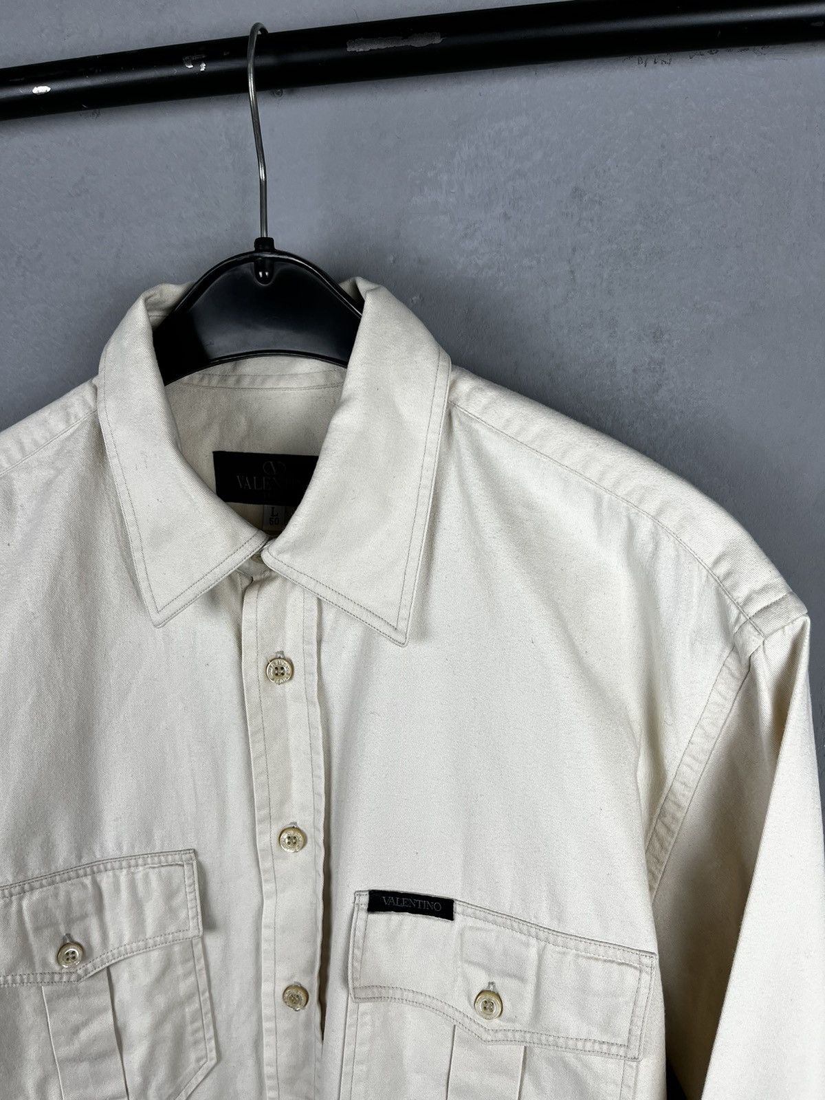 Giovanni Valentino × Valentino Valentino jeans shirt vintage 90s Size US L / EU 52-54 / 3 - 4 Thumbnail