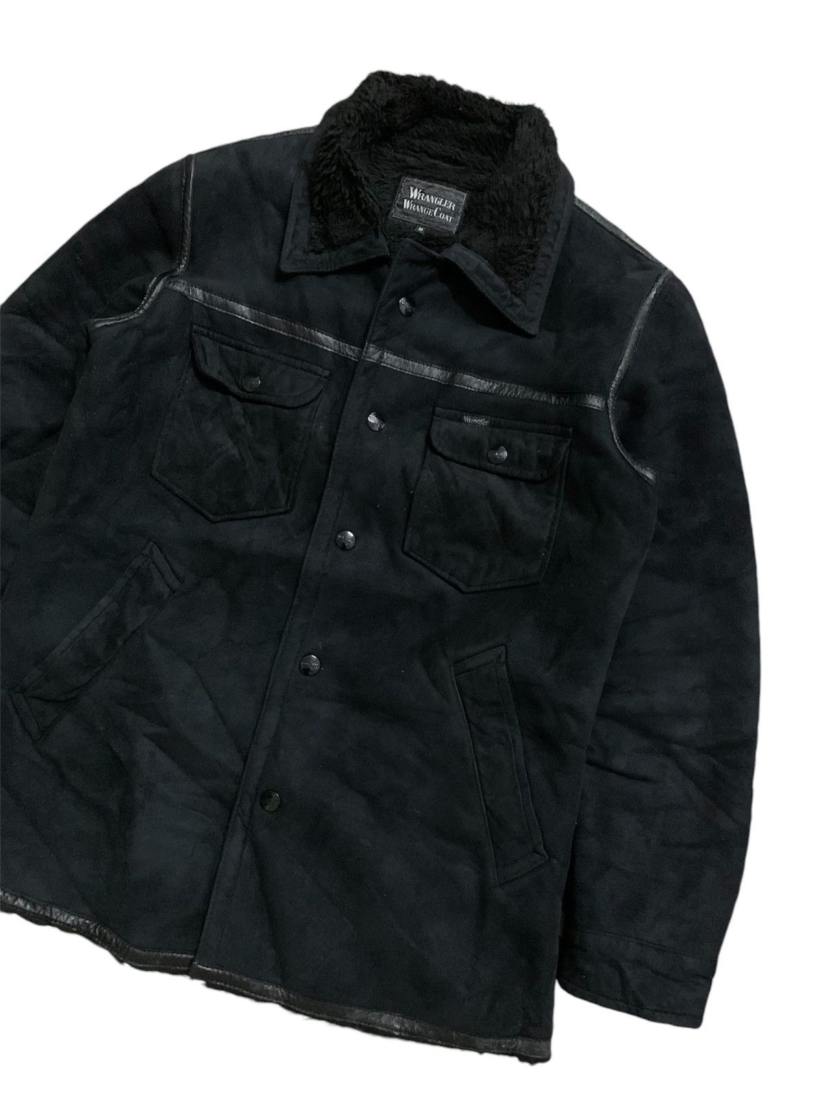 Vintage × Wrangler Vintage Wrangler Wrange Coat Fur Jacket Size US M / EU 48-50 / 2 - 2 Thumbnail