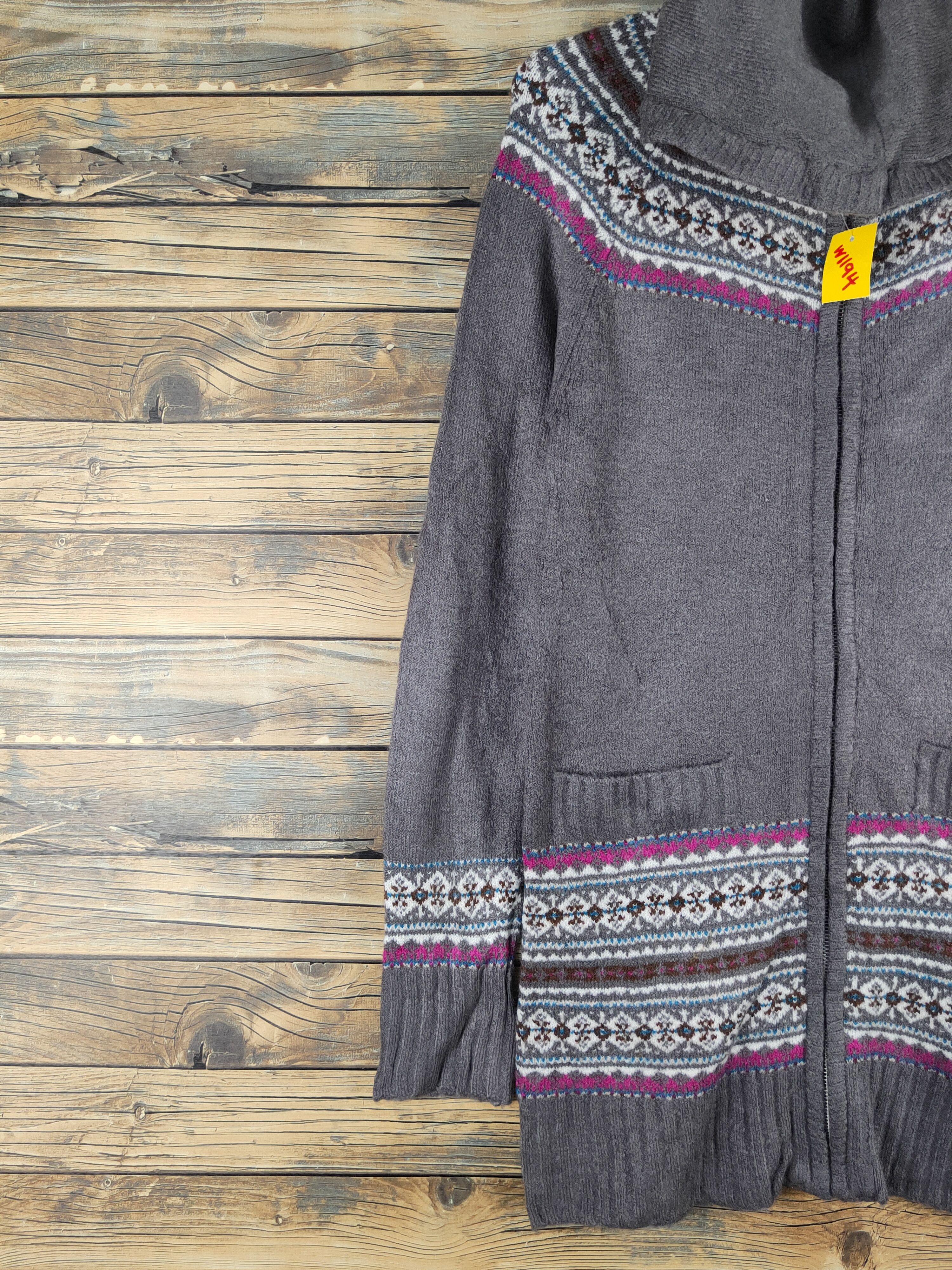 Japanese Brand Image Dark Gray Hoodie Knitwear Sweaters #W1194 Size M / US 6-8 / IT 42-44 - 3 Thumbnail