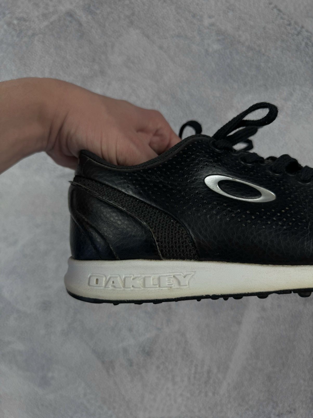 Oakley × Vintage OAKLEY Rare Vintage 1320 Ripcord Golf Black Shoes 14035-001 Size US 6 / EU 39 - 7 Thumbnail