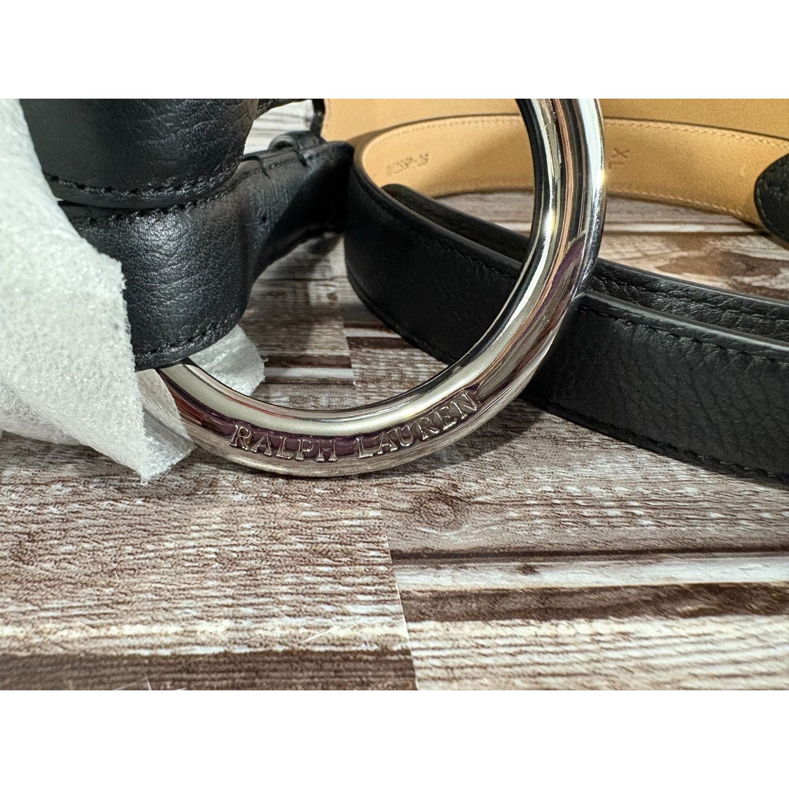 Ralph Lauren RALPH LAUREN Collection Tri-Strap O-Ring Calfskin Belt size Size ONE SIZE - 6 Thumbnail
