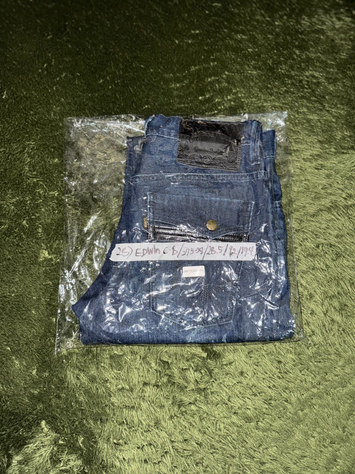 Edwin [28] EDWIN Japan Leather Label Pocket Detail Denim Pants Size US 28 / EU 44 - 12 Thumbnail