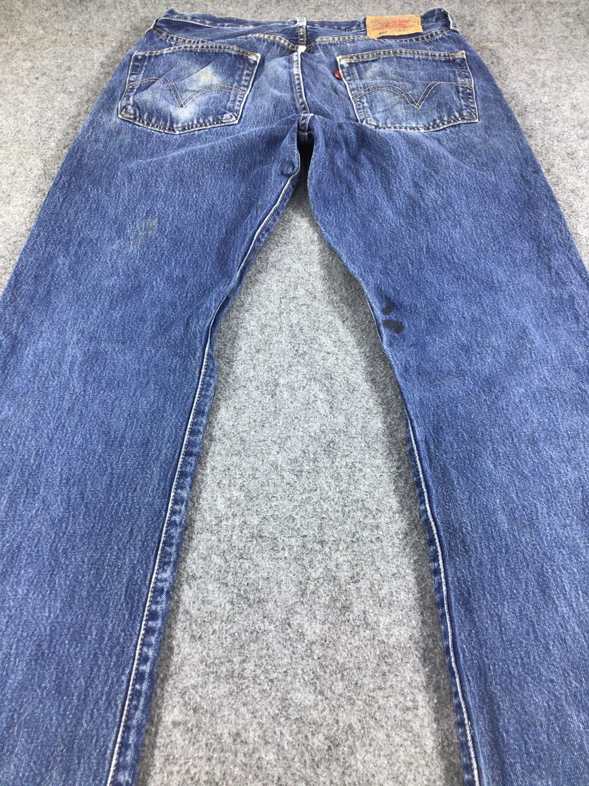 Levi's Vintage Levi's 501 Jeans Dark Wash Denim KJ177 Size US 33 - 4 Thumbnail