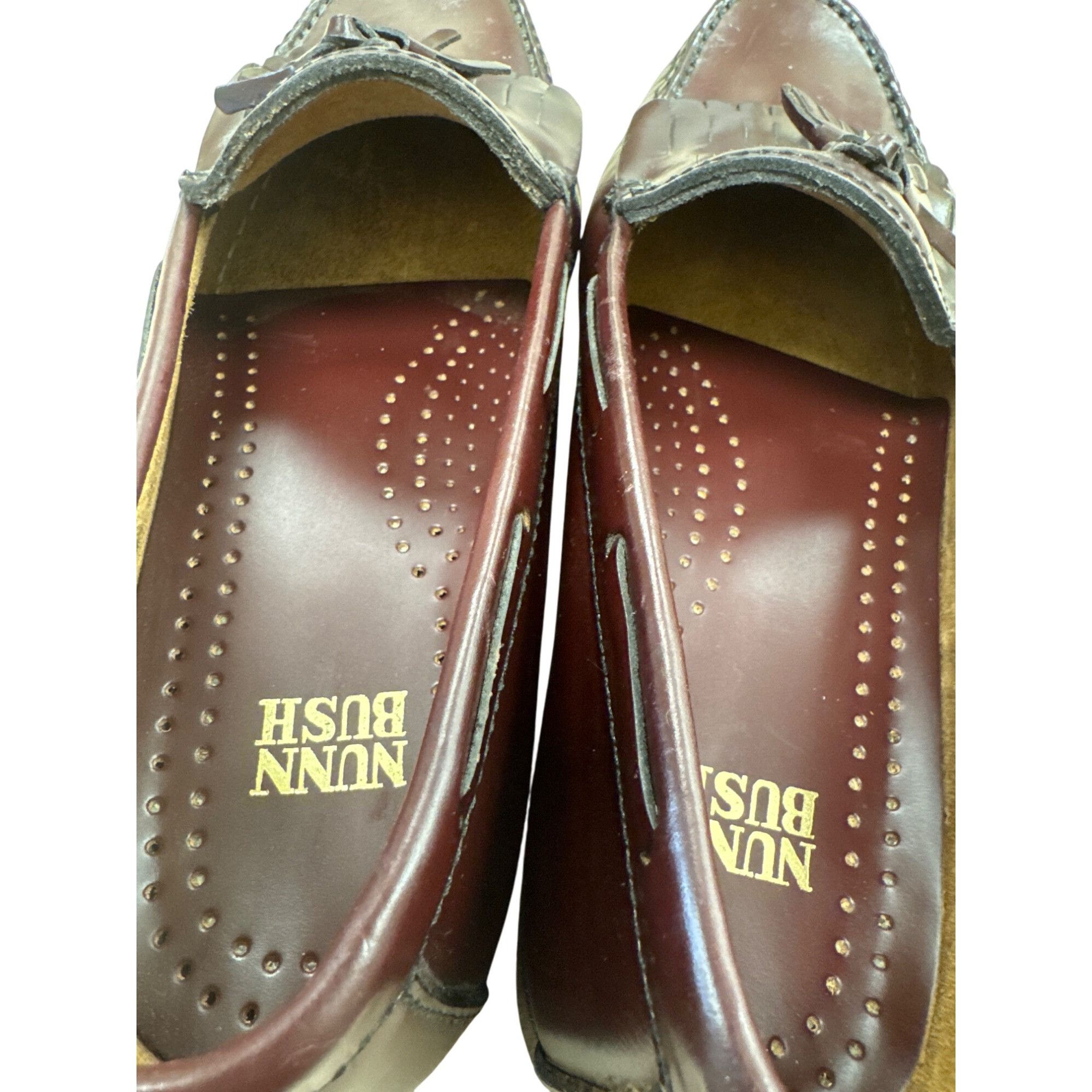 Nunn Bush Nunn Bush Mens Brown Tasseled Leather Loafers Size 9W SKU 73 Size US 9 / EU 42 - 8 Thumbnail