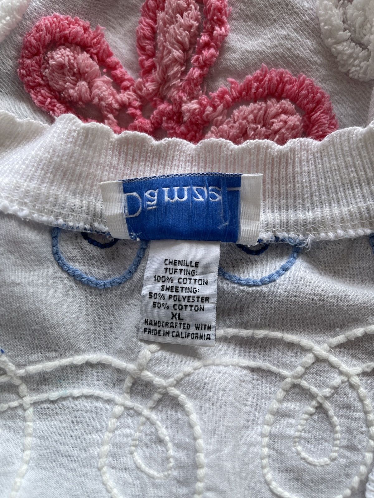 Vintage Vintage Damze Handcrafted California 3D Abstract Cardigan Size XL / US 12-14 / IT 48-50 - 14 Thumbnail