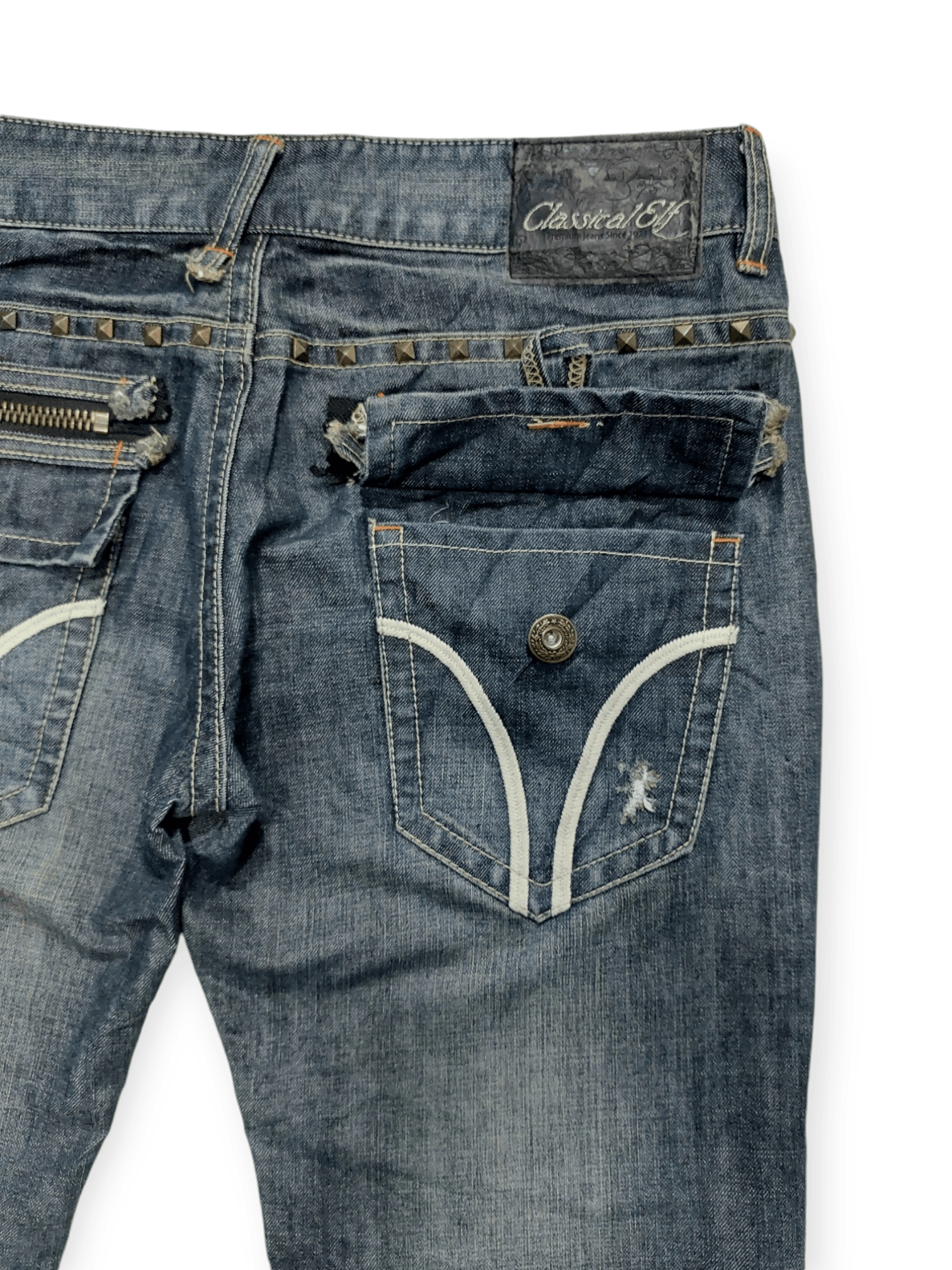 If Six Was Nine × Vintage Vintage Classical Elf 1974 Rare Design Jeans Size US 32 / EU 48 - 16 Thumbnail