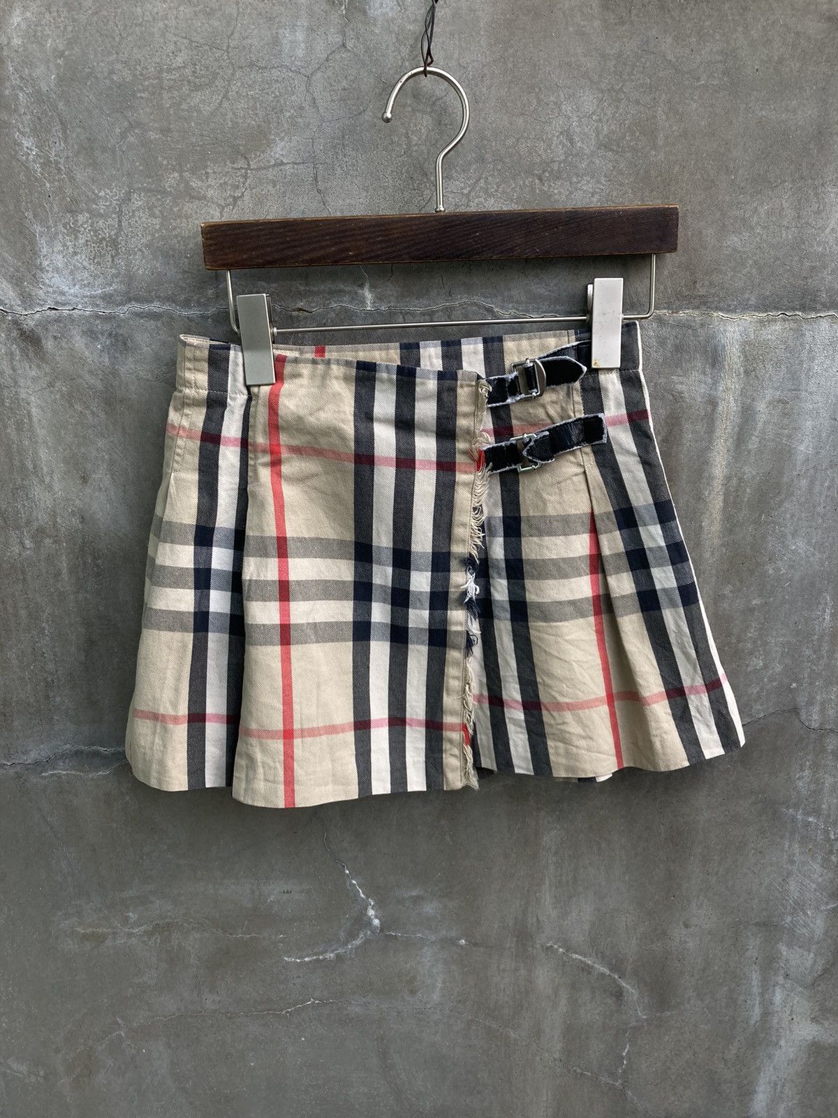 image of Burberry Plaid Mini Skirt, Women's (Size 26)