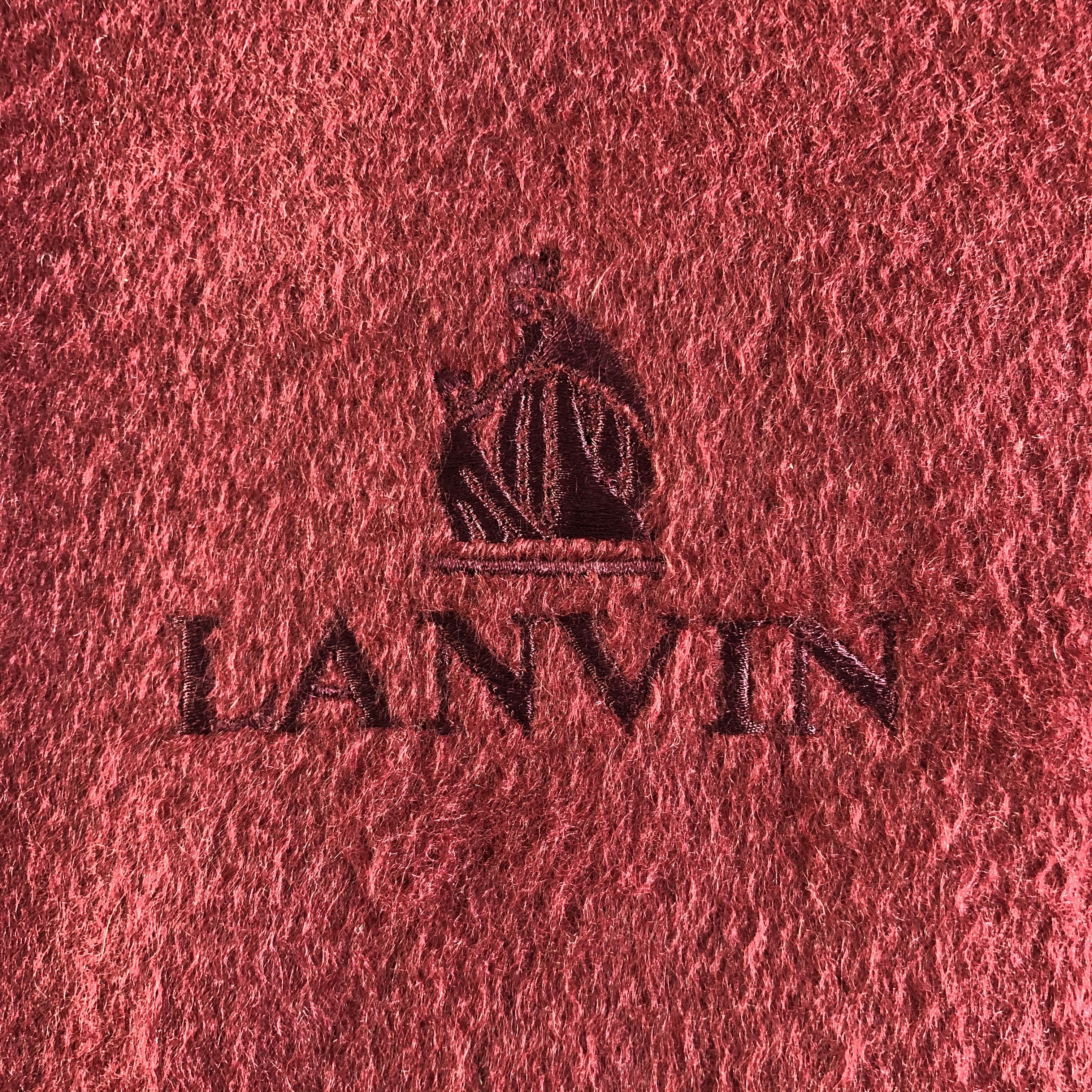 Lanvin Lanvin Cashmere Scarf / Muffler / Neckwear P339 Size ONE SIZE - 2 Thumbnail