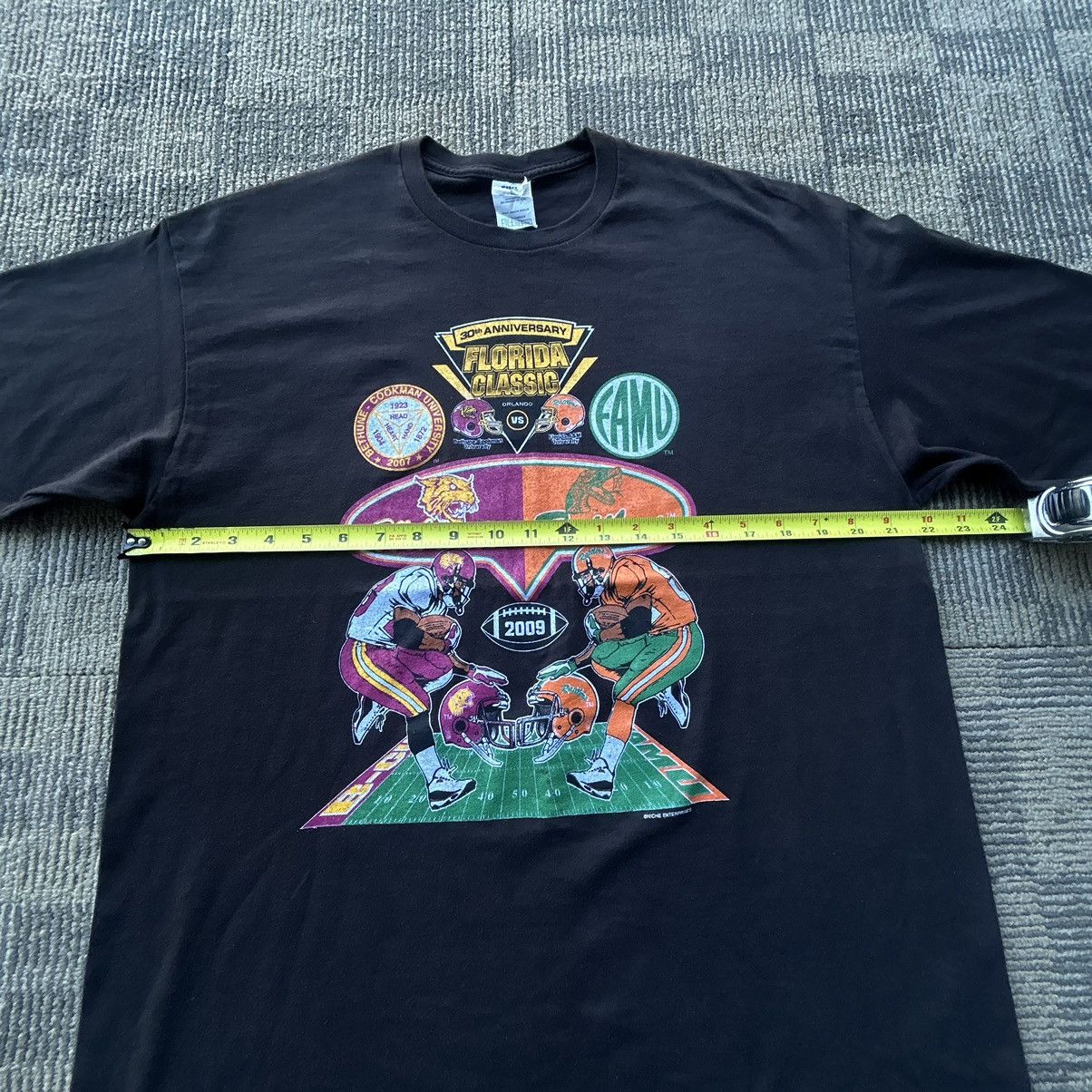 Vintage Vtg Y2K 2009 Florida Classic FAMU Bethune HBCU Black T-shirt Size US XL / EU 56 / 4 - 5 Thumbnail
