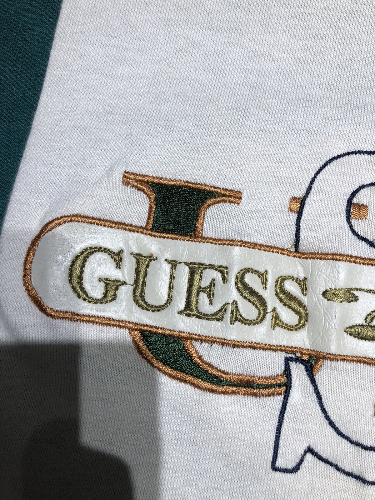 Vintage Vintage 90s Bootleg Guess Jeans T-Shirt Size US XL / EU 56 / 4 - 6 Thumbnail