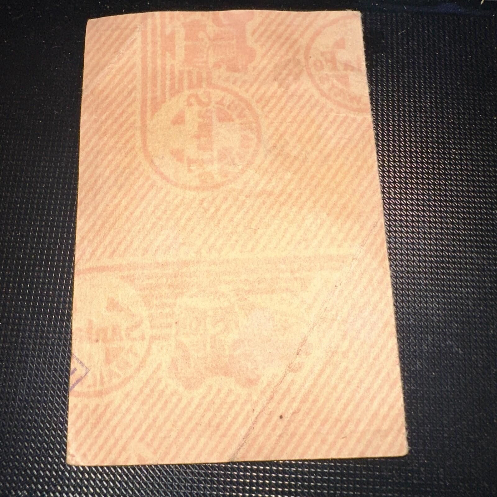 Other Vtg Santa Fe Bus Ticket Stub Los Angeles To Reidsville GA Size ONE SIZE - 2 Thumbnail