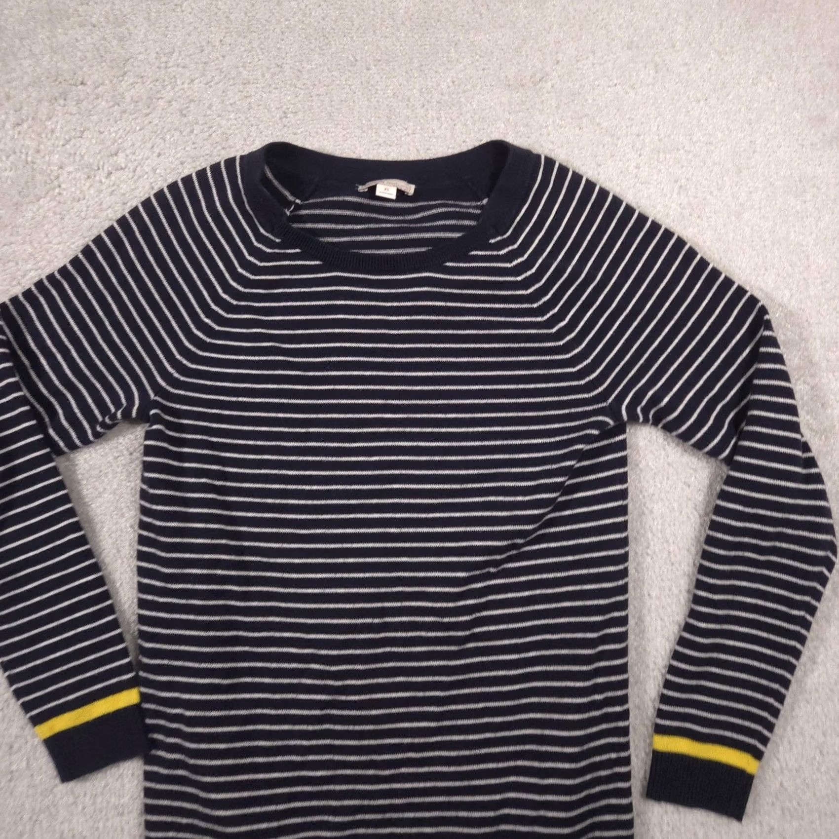 Vintage VINTAGE GapMaternity Sweater Womens XS Blue Stripe Crew Neck Knit Maternity Pullover Size XS / US 0-2 / IT 36-38 - 2 Thumbnail