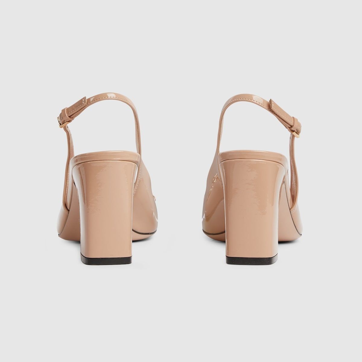 Gucci oc11z1025 Horsebit Slingback in Rose Beige Size US 11.5 / IT 41.5 - 4 Thumbnail