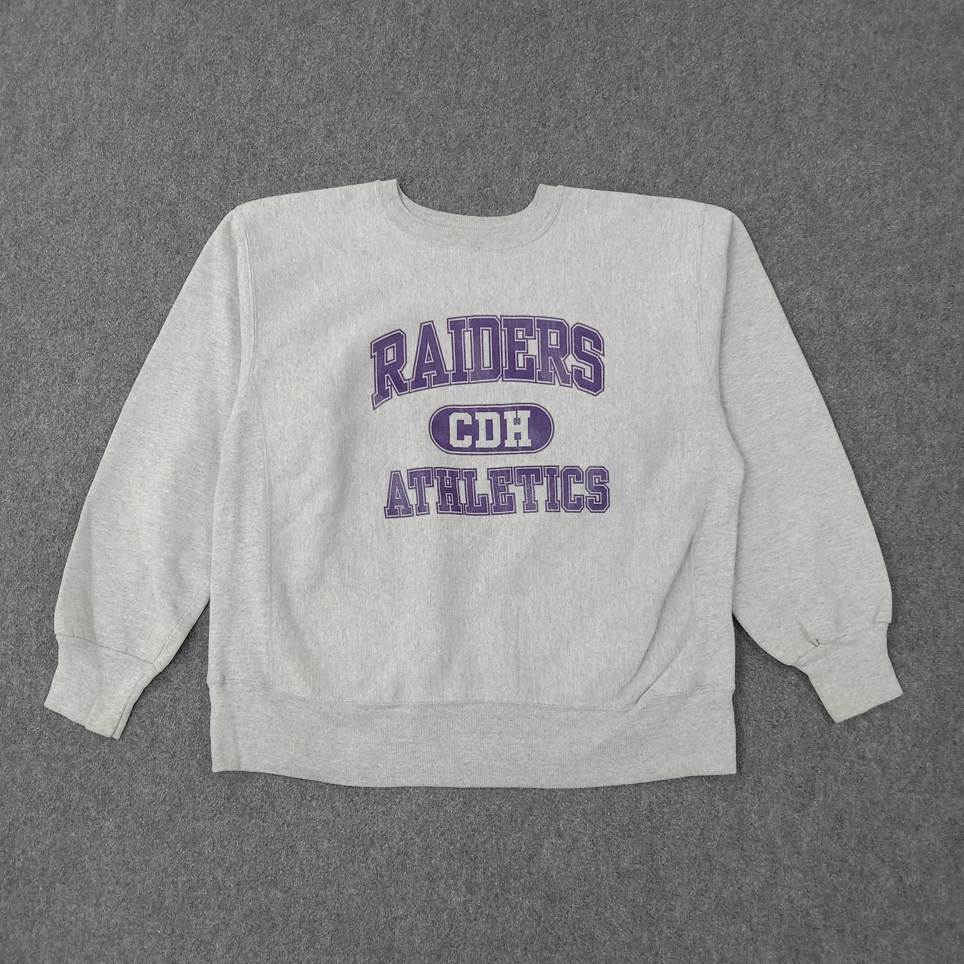 Vintage Raiders CDH Athletics American Sweatshirt C256N7 Size US XL / EU 56 / 4 - 1 Thumbnail