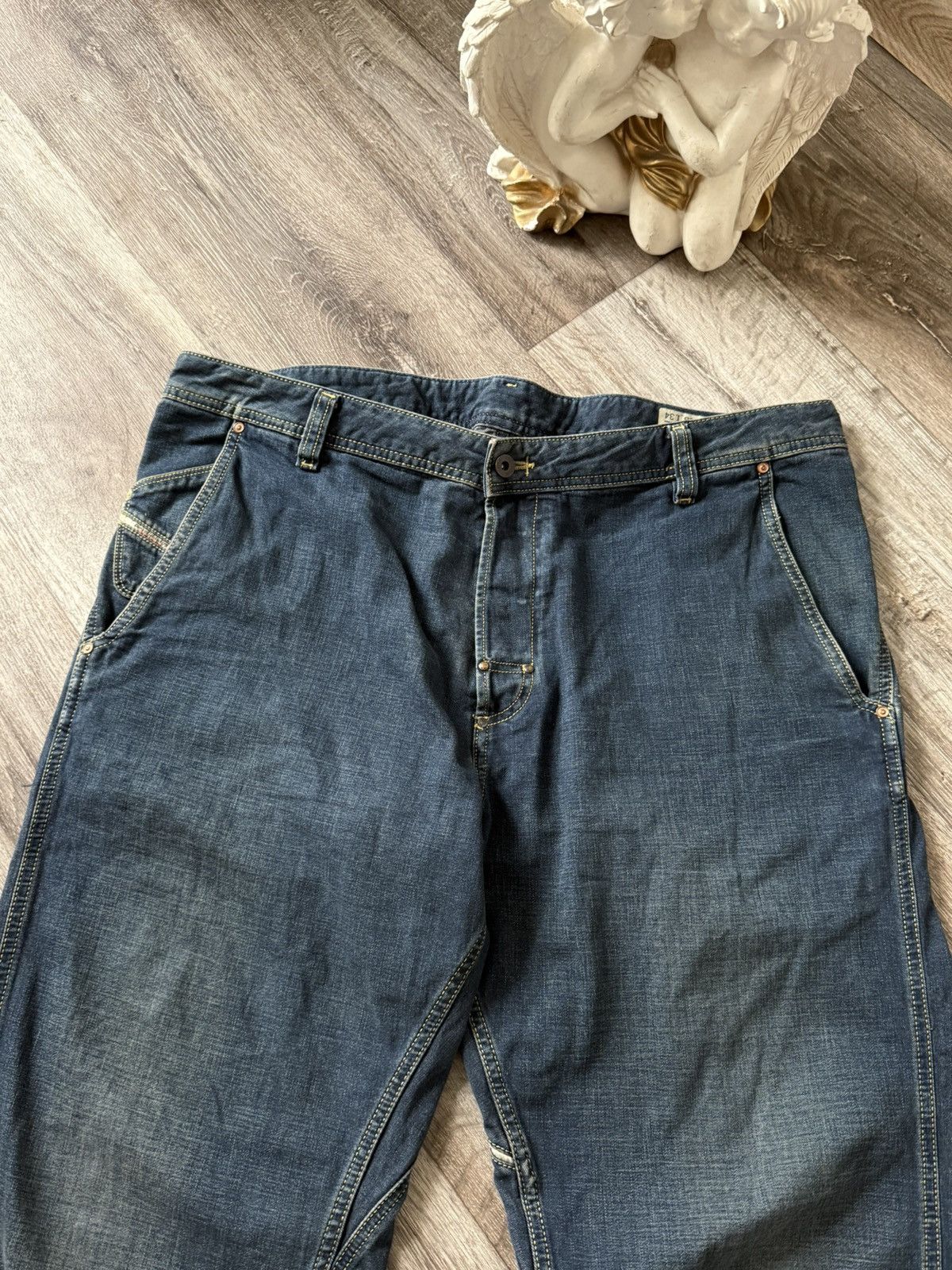 Diesel Diesel Pheyo Jeans Men’s Distressed Pants Denim Straight Size US 38 / EU 54 - 3 Thumbnail