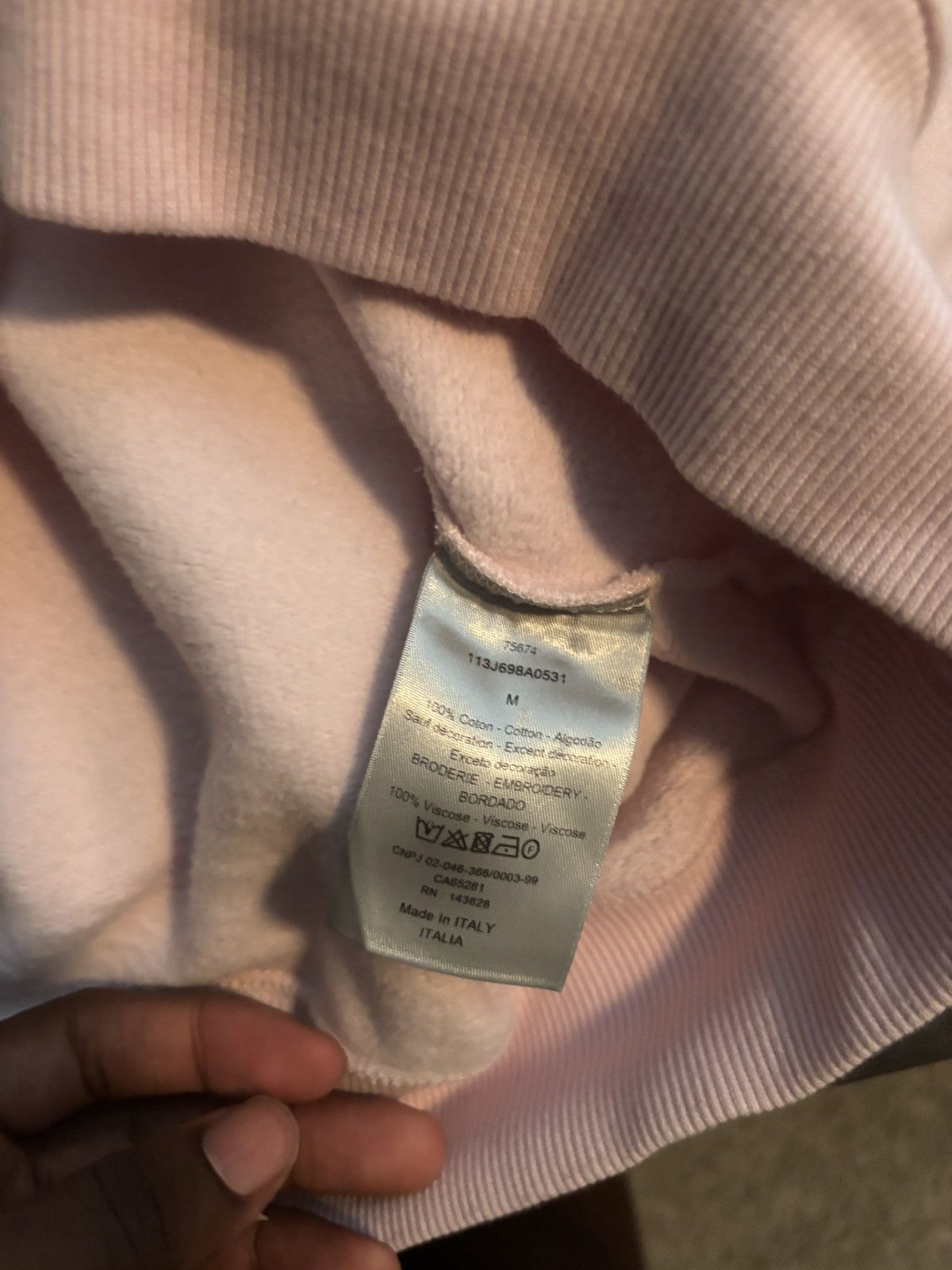 Dior Pink CD Dior Hoodie Size US M / EU 48-50 / 2 - 4 Thumbnail