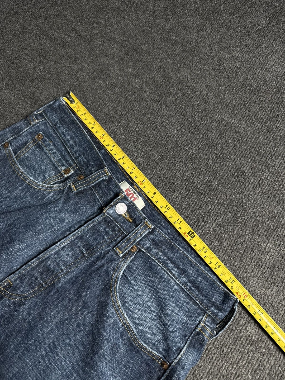 Levi's 00s Vintage Levi's 501 Western USA Straight Button Jeans Size US 32 / EU 48 - 14 Thumbnail