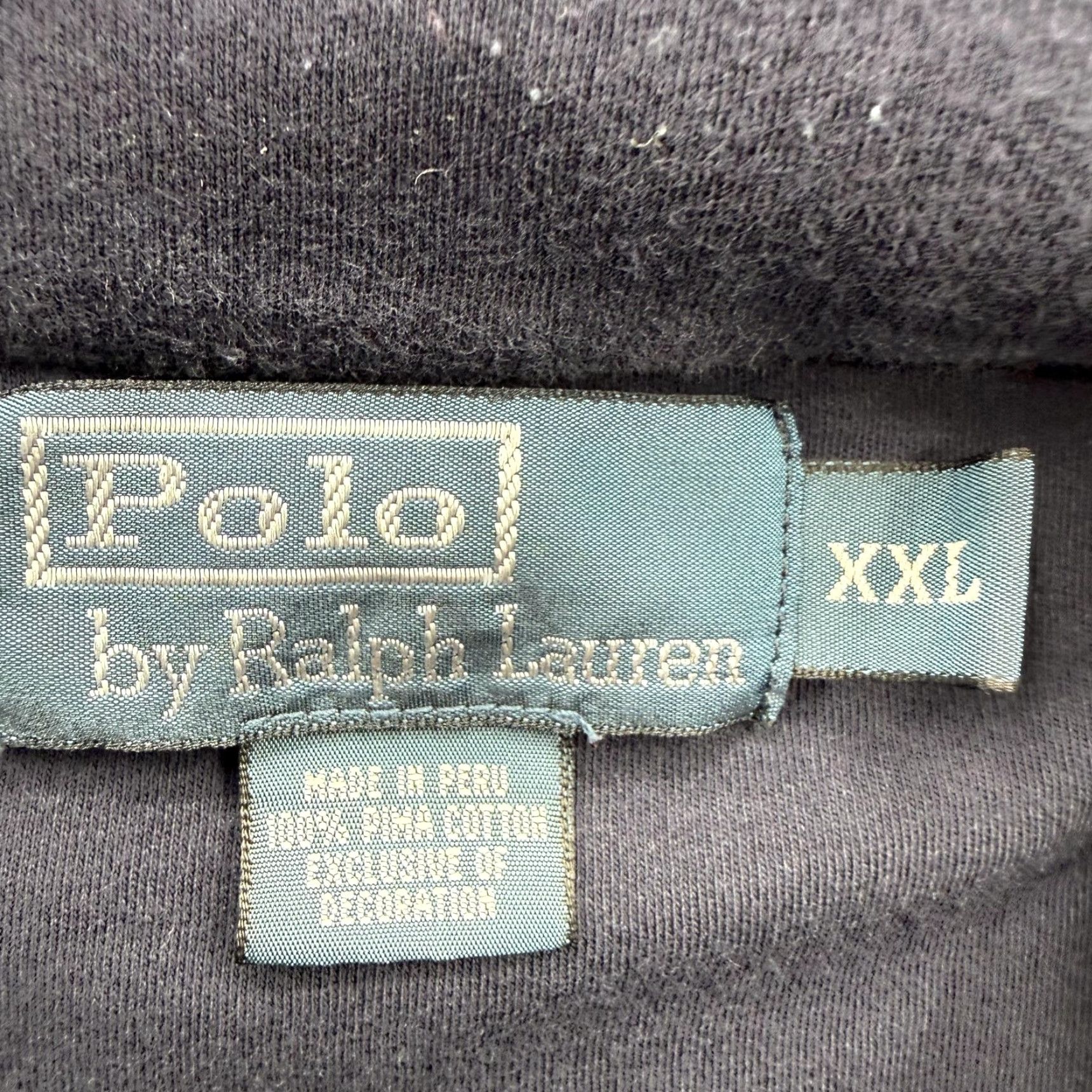 Polo Ralph Lauren Polo Ralph Lauren Sweatshirt Pullover 2XL Blue 1/4 Zip Mock Neck Embroidered Pony Mens Size US XXL / EU 58 / 5 - 3 Thumbnail