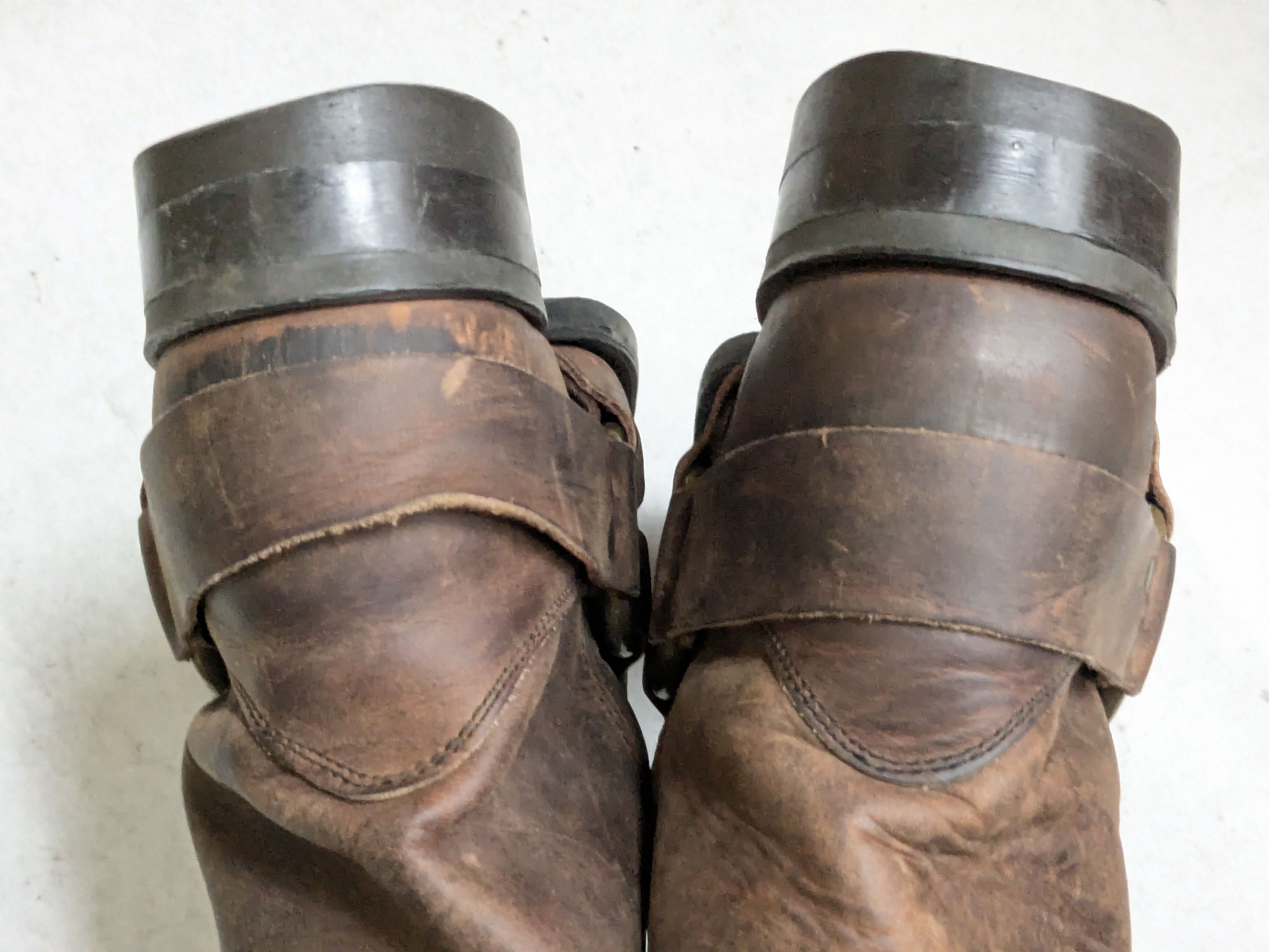 Frye Frye Harness Boots Brown 10.5 M Leather Buckle Strap Size US 10.5 / EU 43-44 - 12 Thumbnail